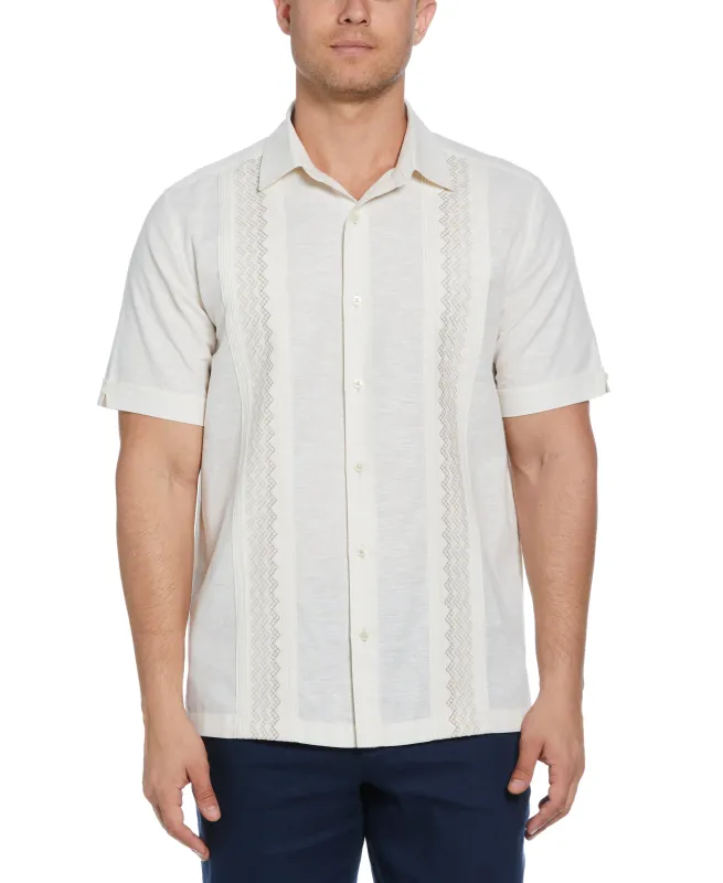 Multi-Tuck Embroidered Shirt sold by Cubavera