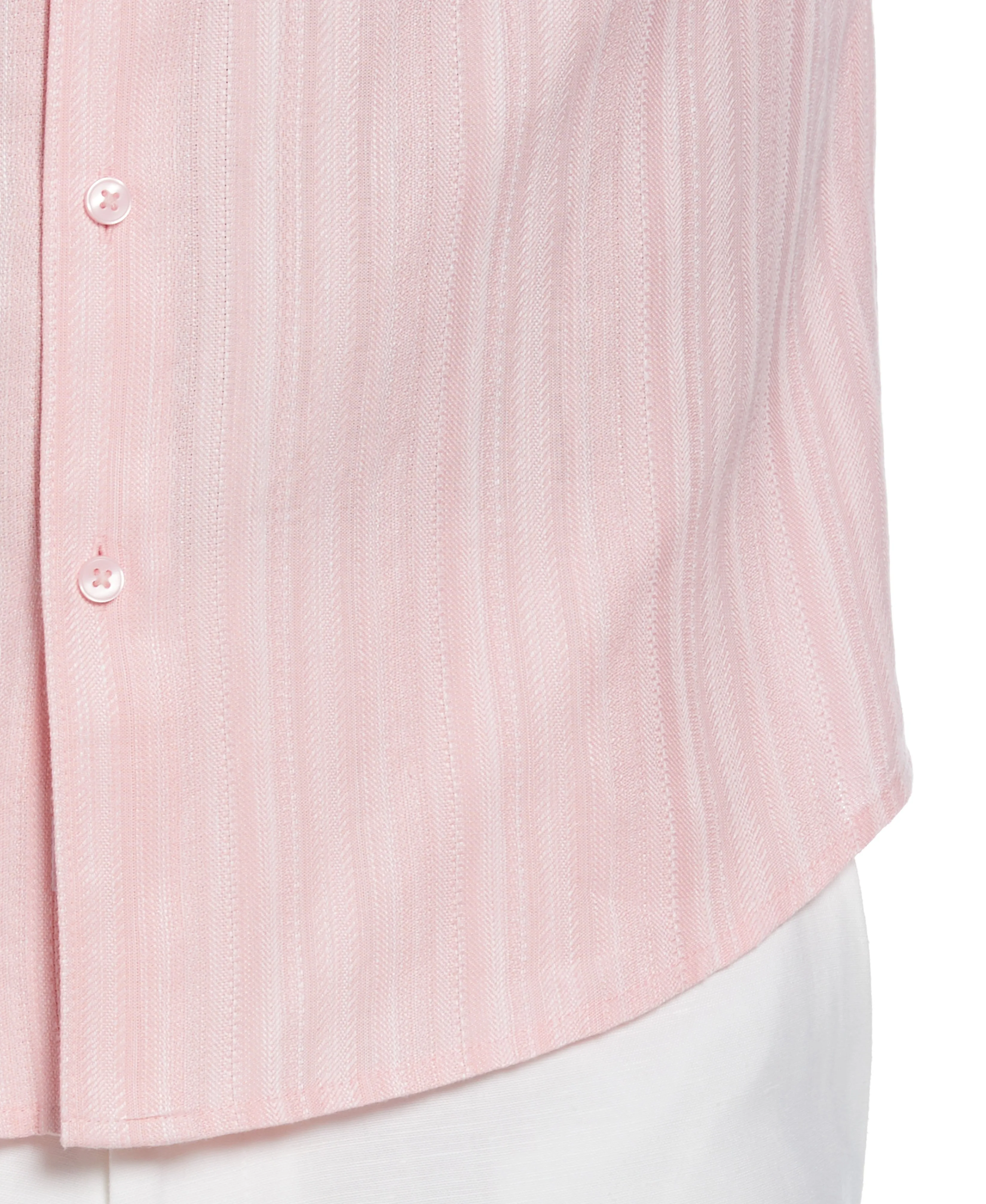 Linen Blend Dobby Stripe Print Shirt sold by Cubavera product image thumbnail 3