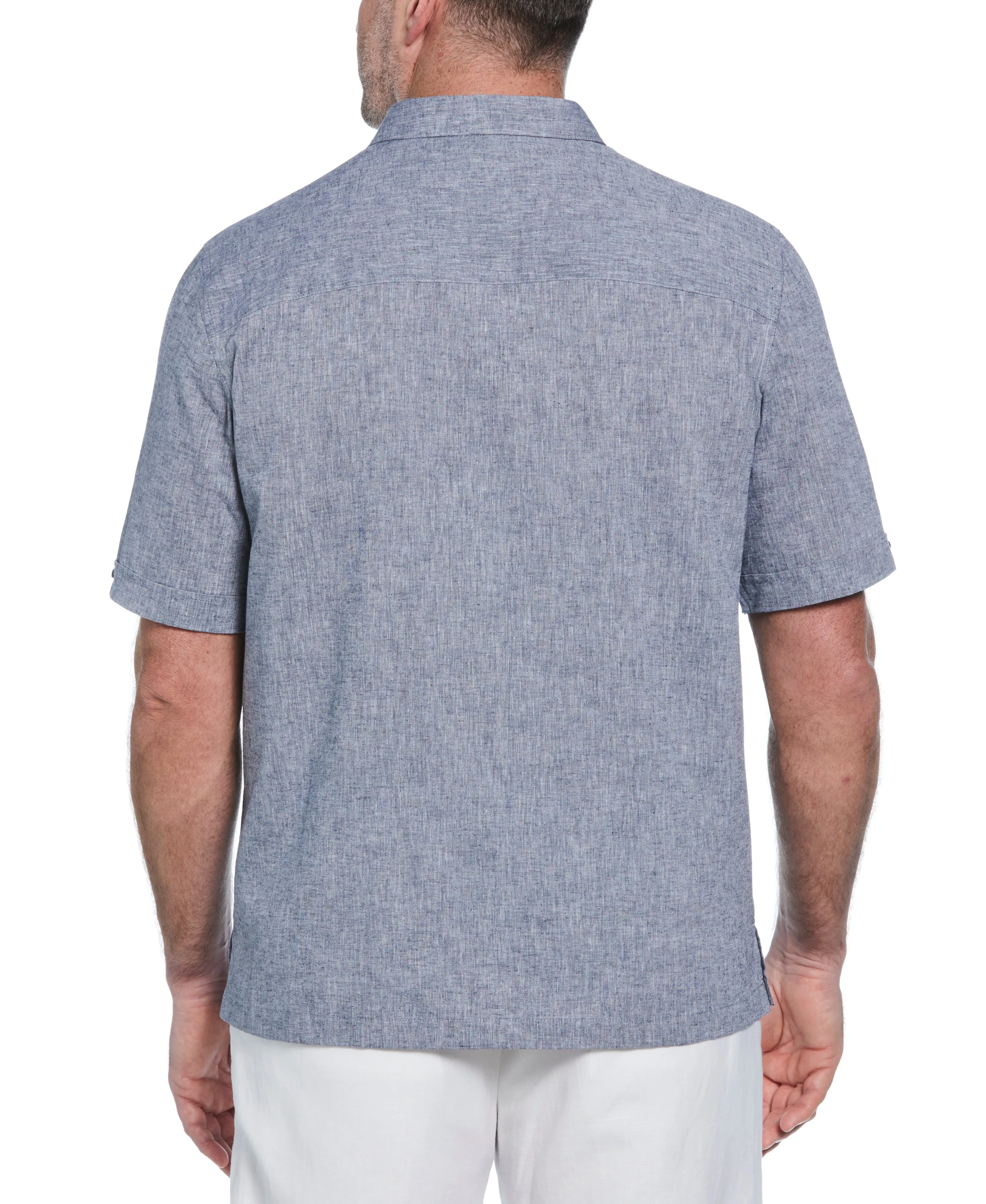 Big & Tall Engineered Dobby Panels Shirt sold by Cubavera product image thumbnail 2