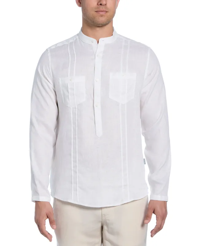 Two-Pocket Pintuck Popover Shirt sold by Cubavera
