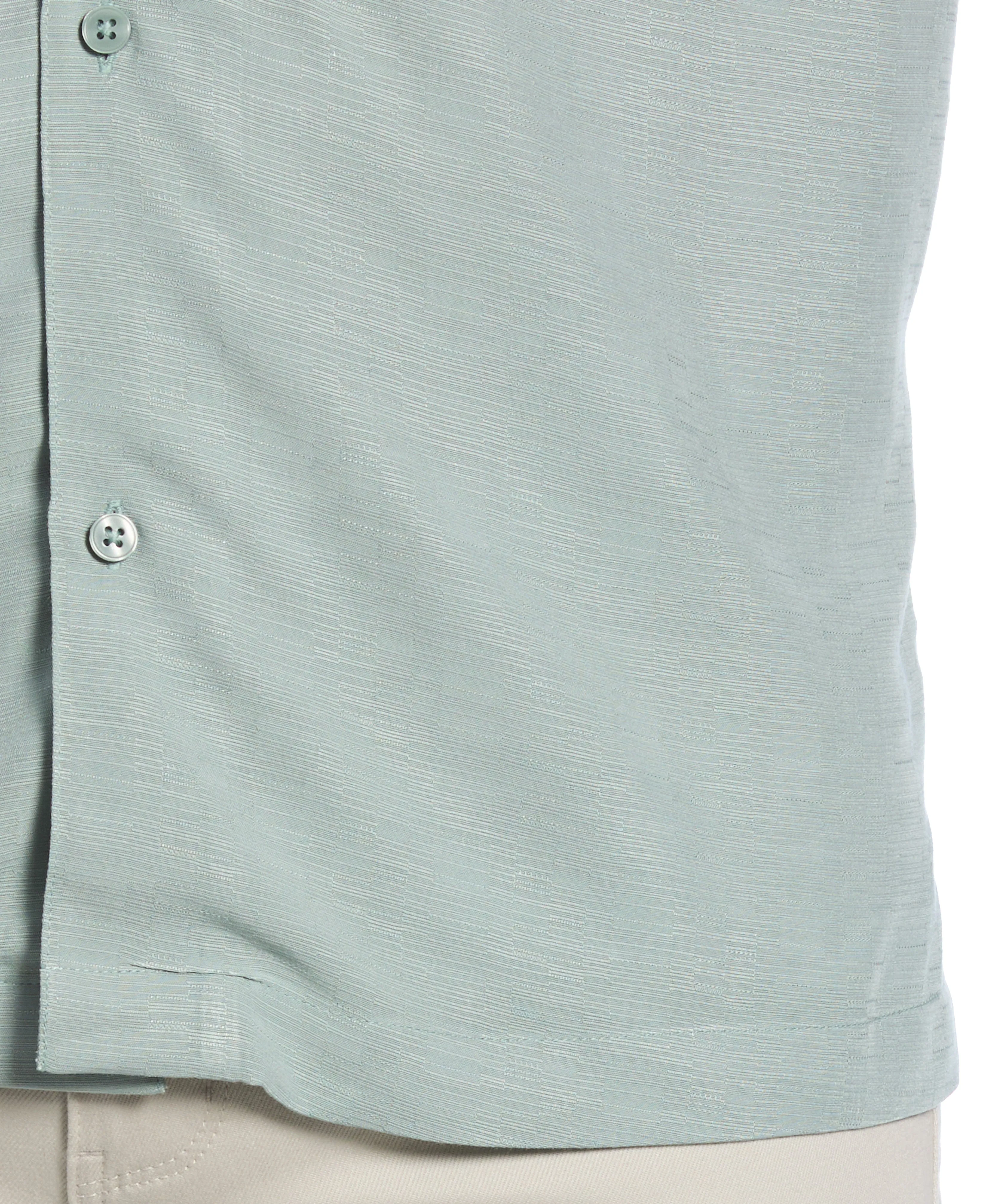 Solid Textured Cuban Collar Shirt sold by Cubavera product image thumbnail 3