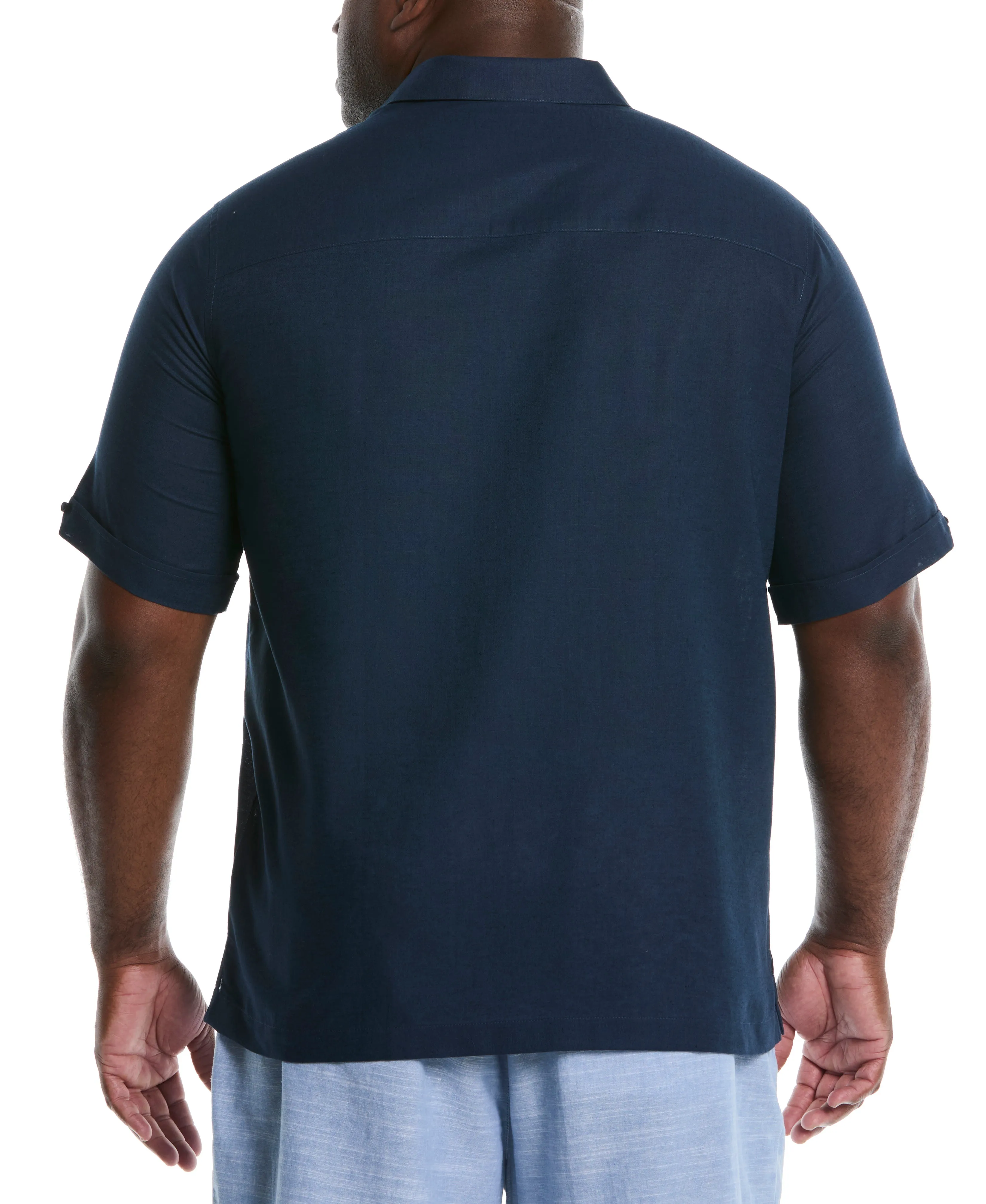 Big & Tall L-Shape Embroidery Shirt sold by Cubavera product image thumbnail 2