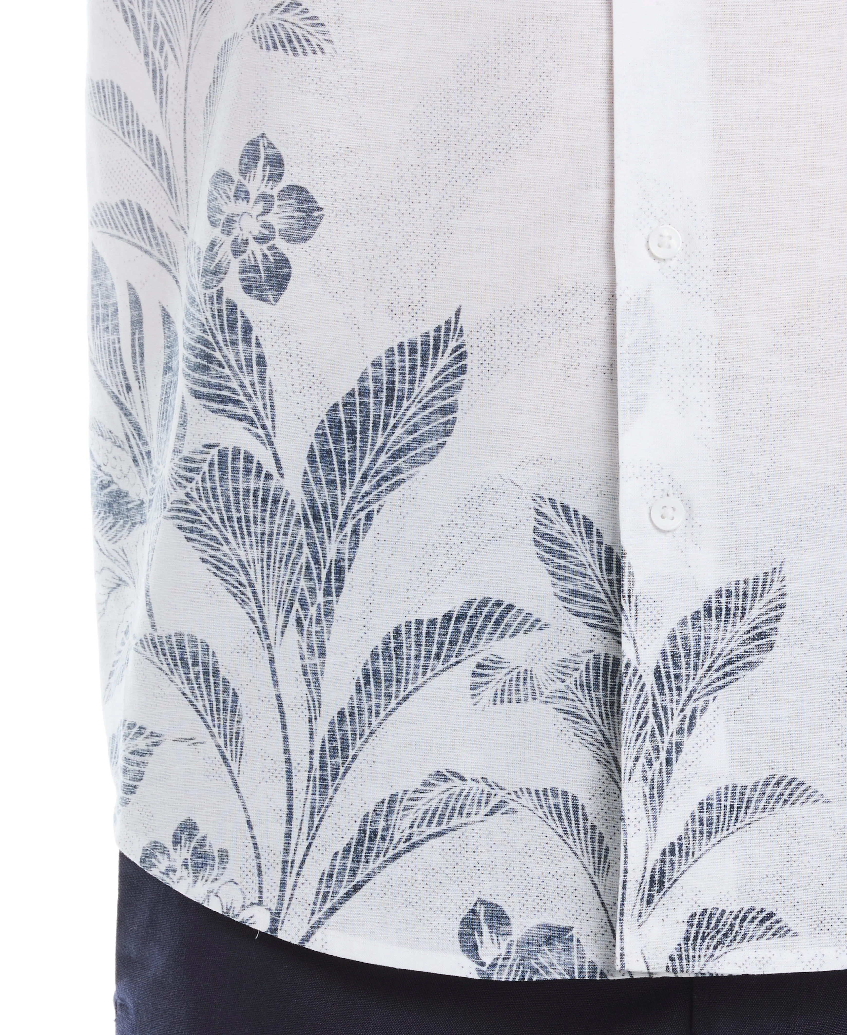 Linen Blend Print Shirt sold by Cubavera product image thumbnail 3