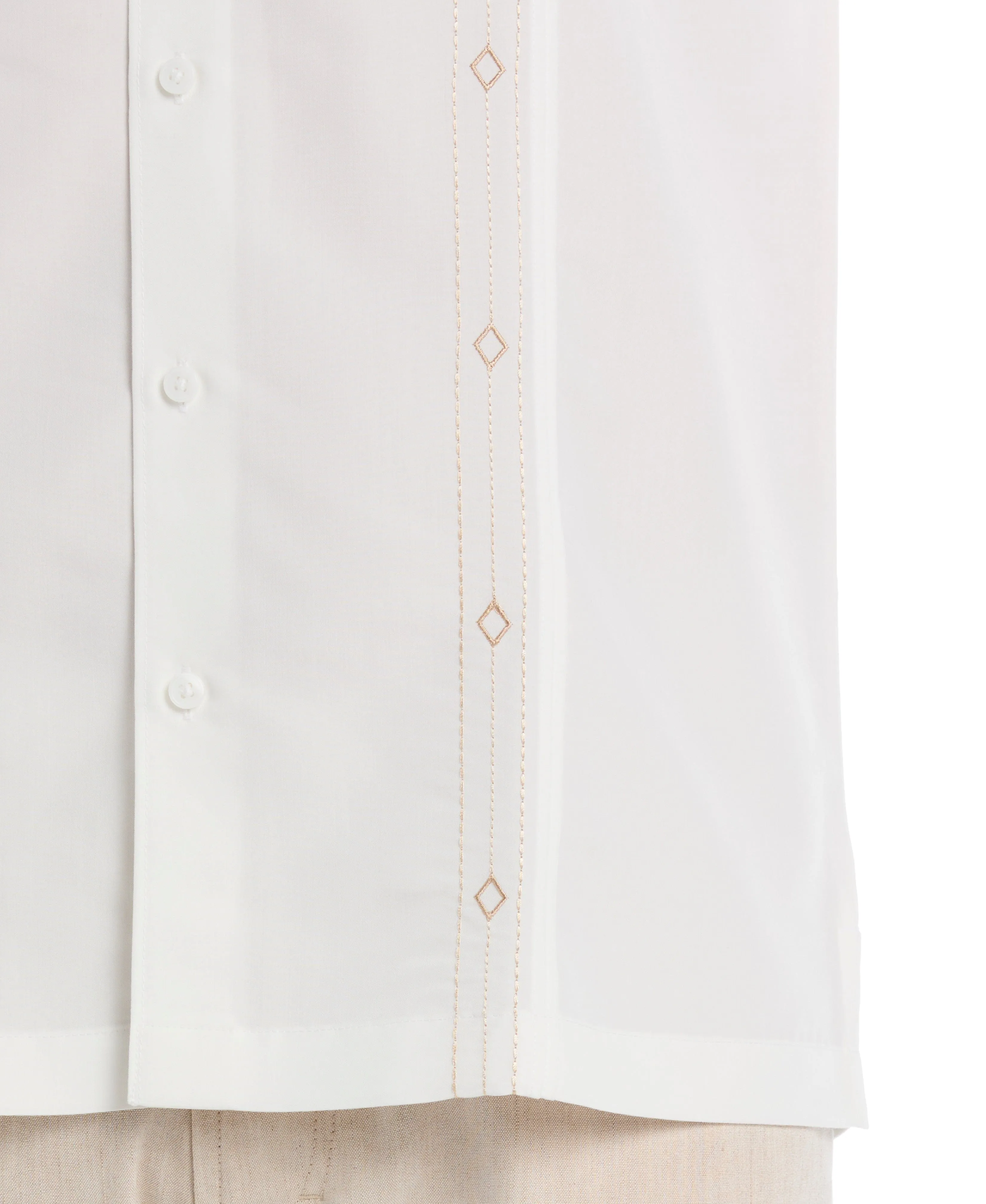 Embroidered Panel Shirt sold by Cubavera product image thumbnail 3