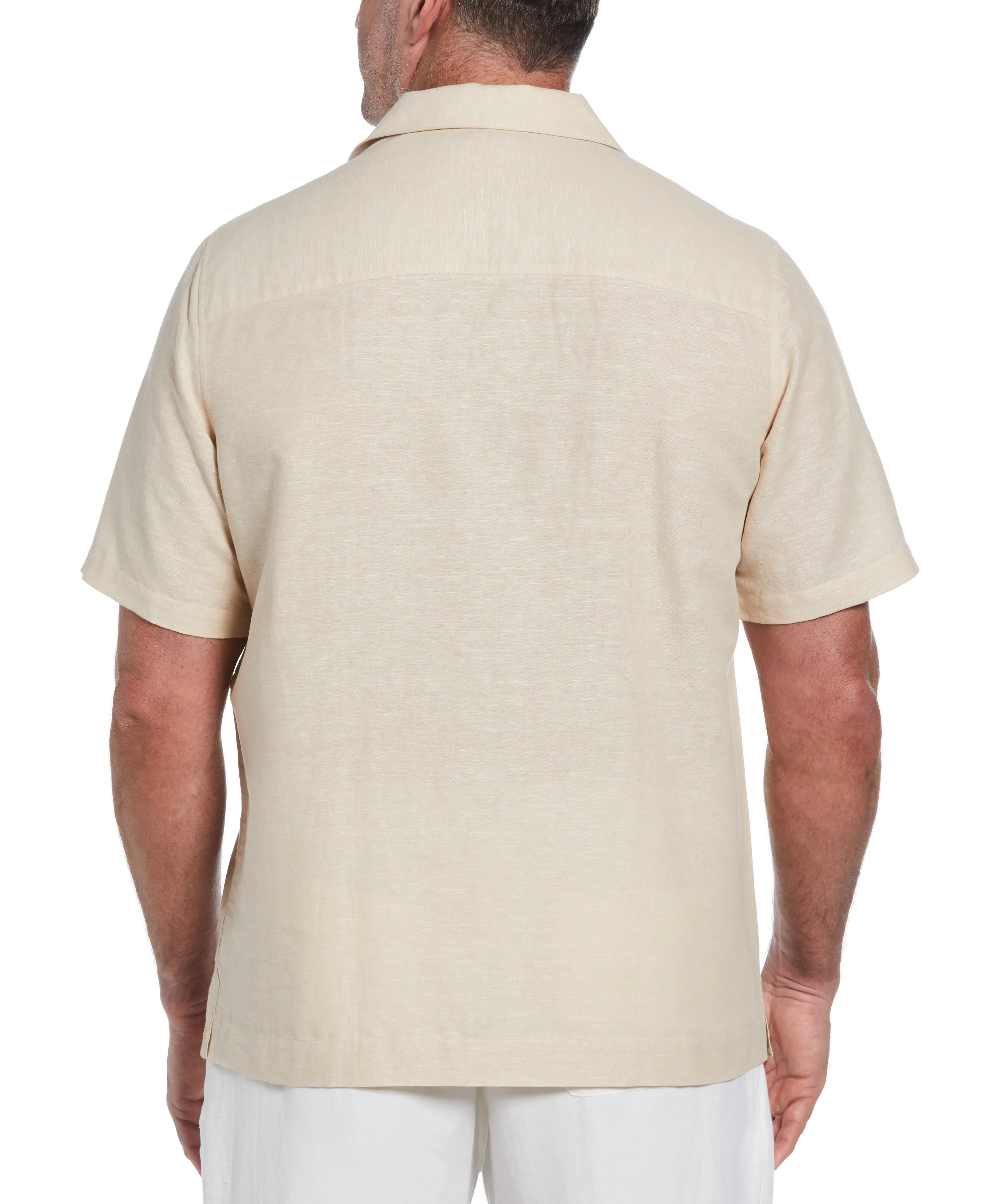 Big & Tall Two Pocket Embroidered Guayabera Shirt sold by Cubavera product image thumbnail 2