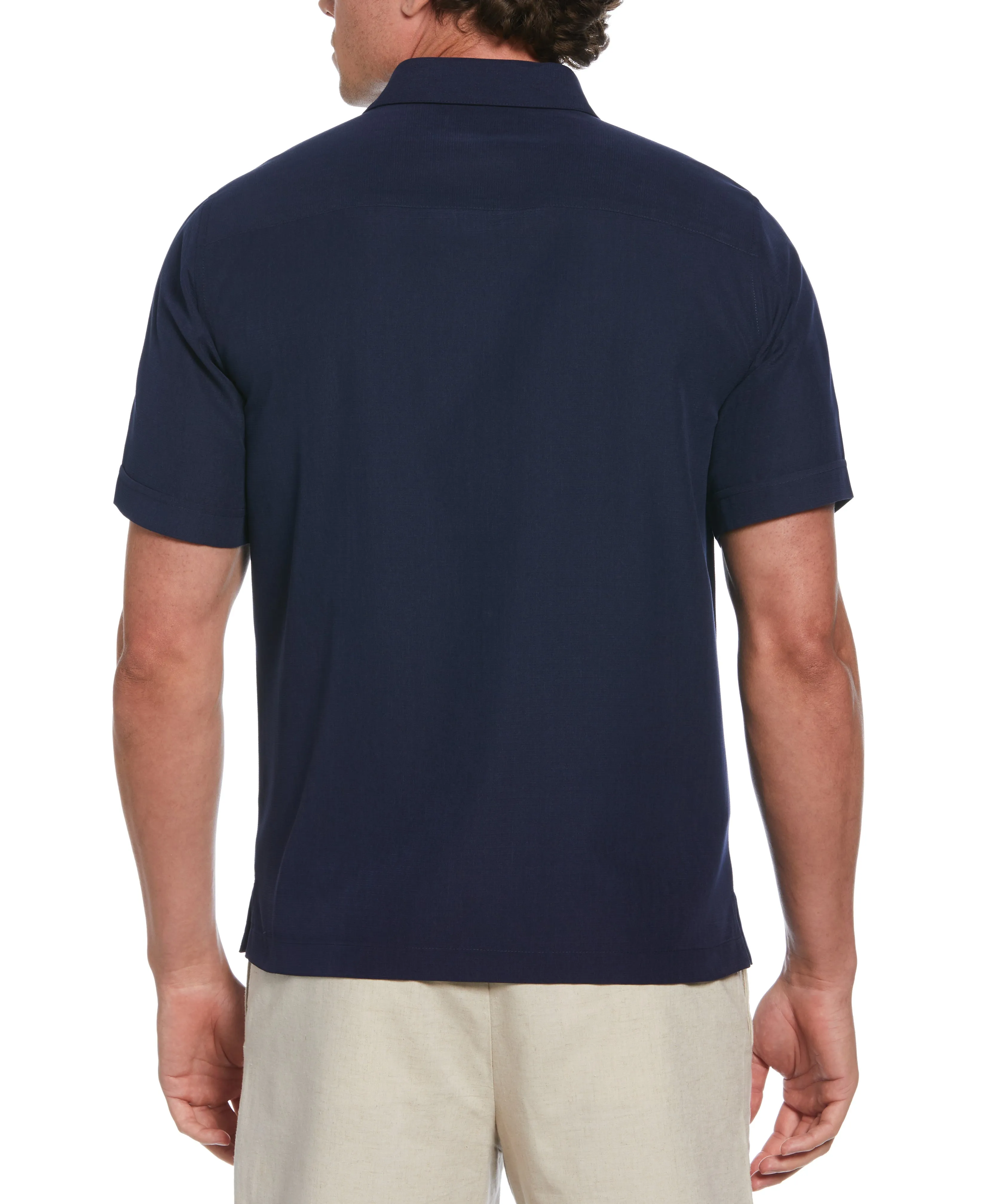 Textured One-Tuck Panel Shirt sold by Cubavera product image thumbnail 2