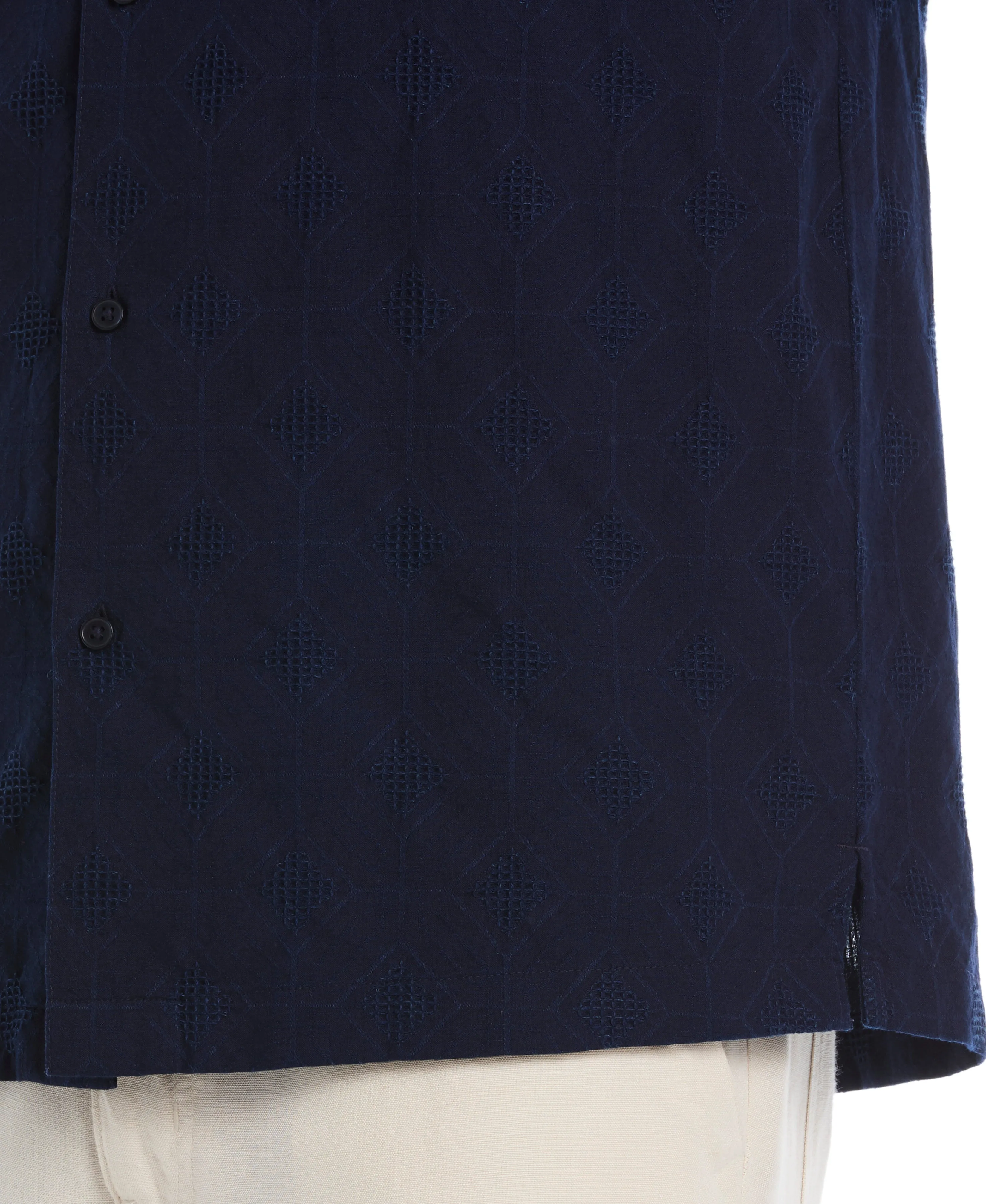 Cotton Medallion Dobby Shirt sold by Cubavera product image thumbnail 3