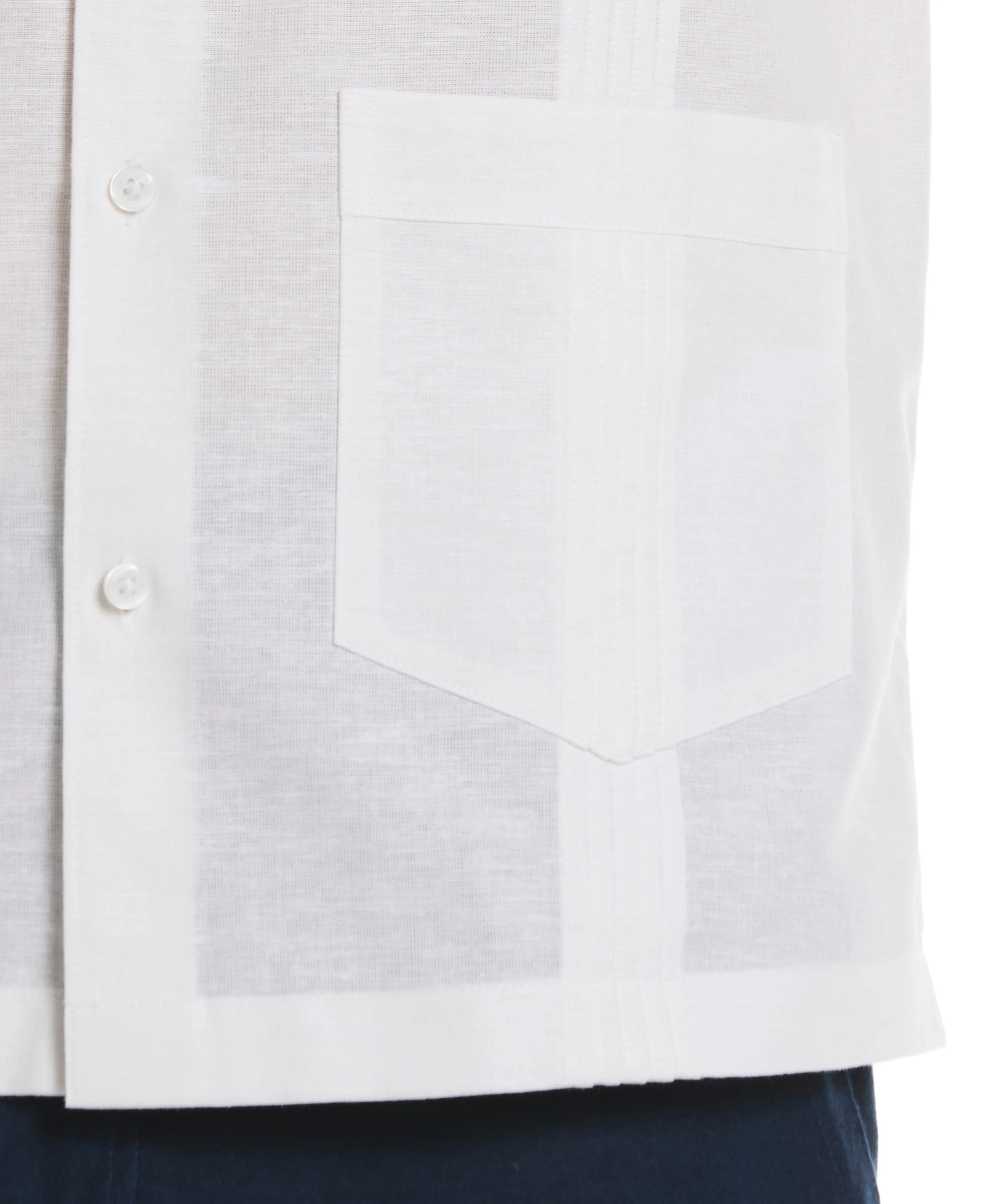Linen Blend 4-Pocket Guayabera Shirt sold by Cubavera product image thumbnail 3