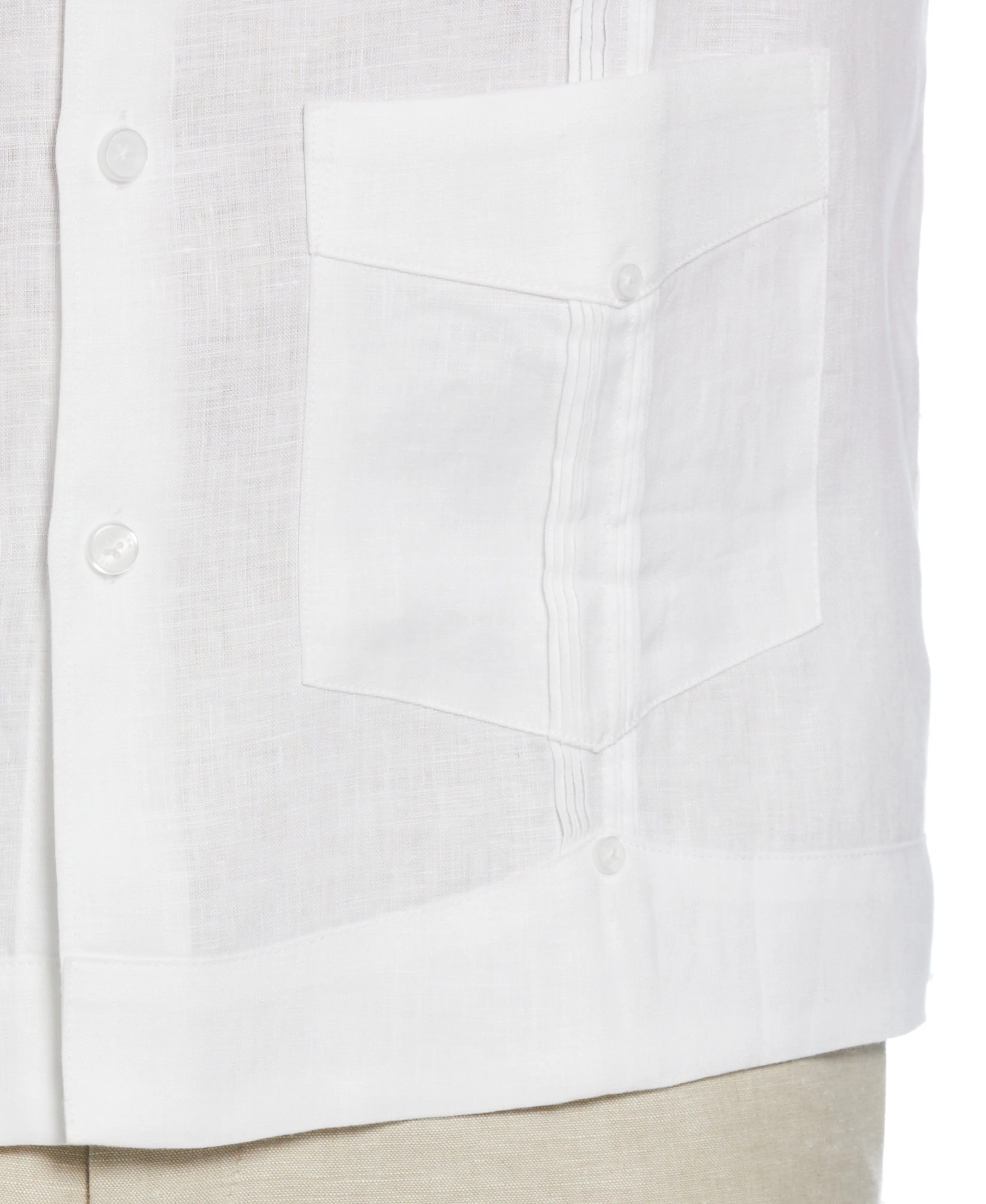 100% Linen Four-Pocket Guayabera Shirt sold by Cubavera product image thumbnail 3