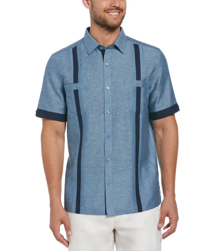 Fashion Double Pocket Guayabera Shirt sold by Cubavera