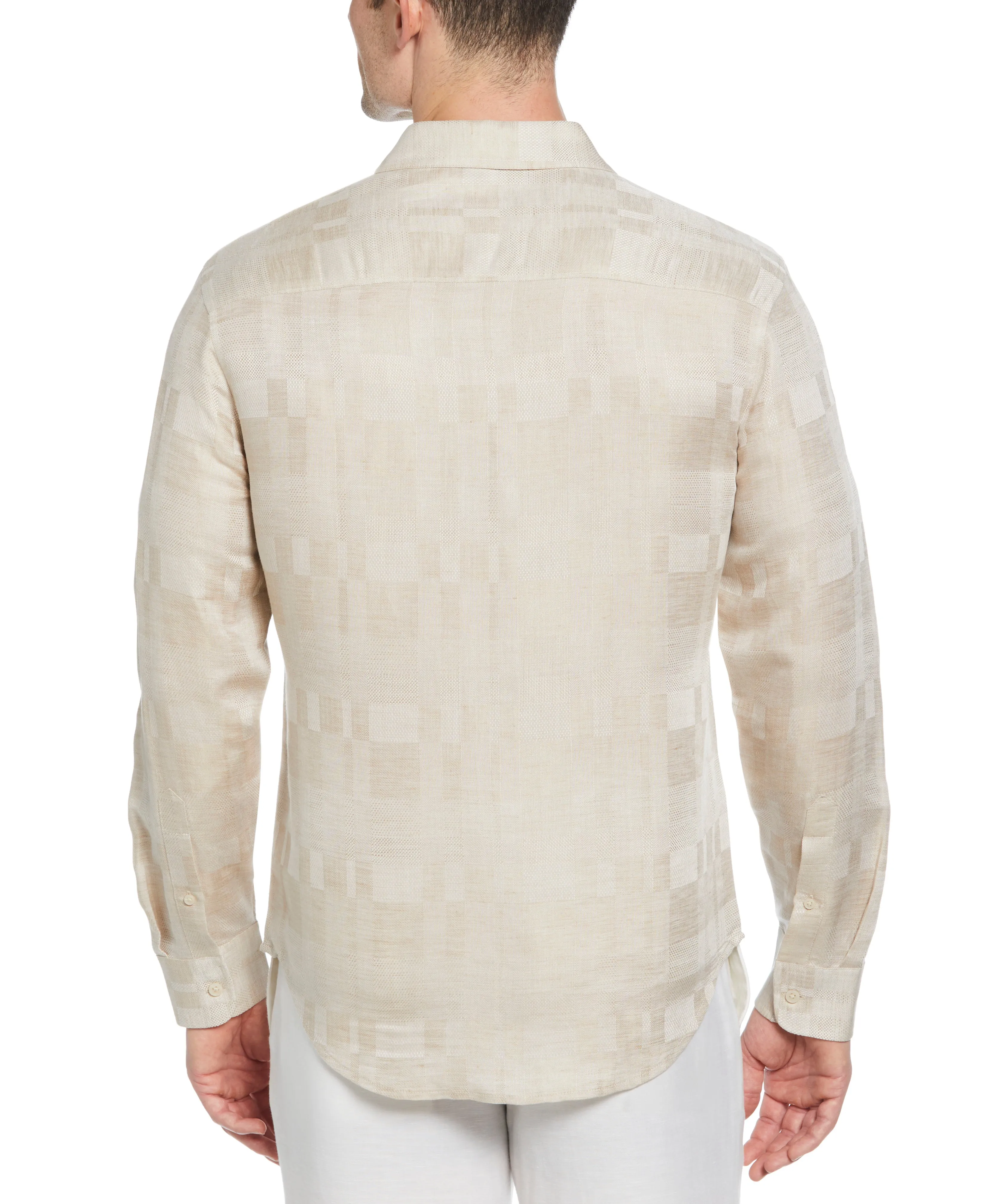 Geometric Dobby Textured Shirt sold by Cubavera product image thumbnail 2