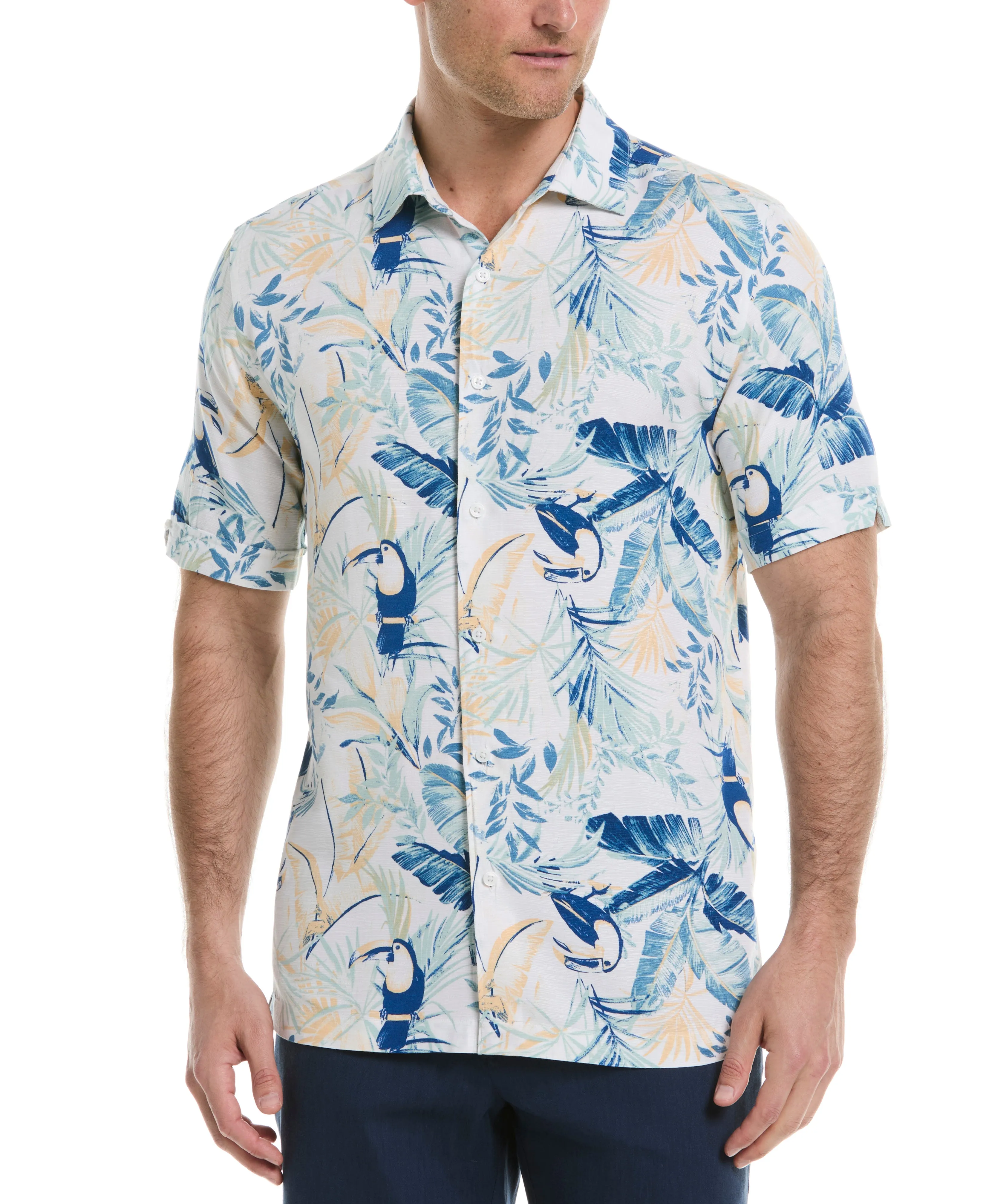 Toucan Print Shirt sold by Cubavera