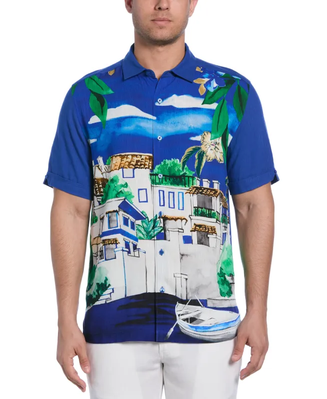Scenic Print Shirt sold by Cubavera