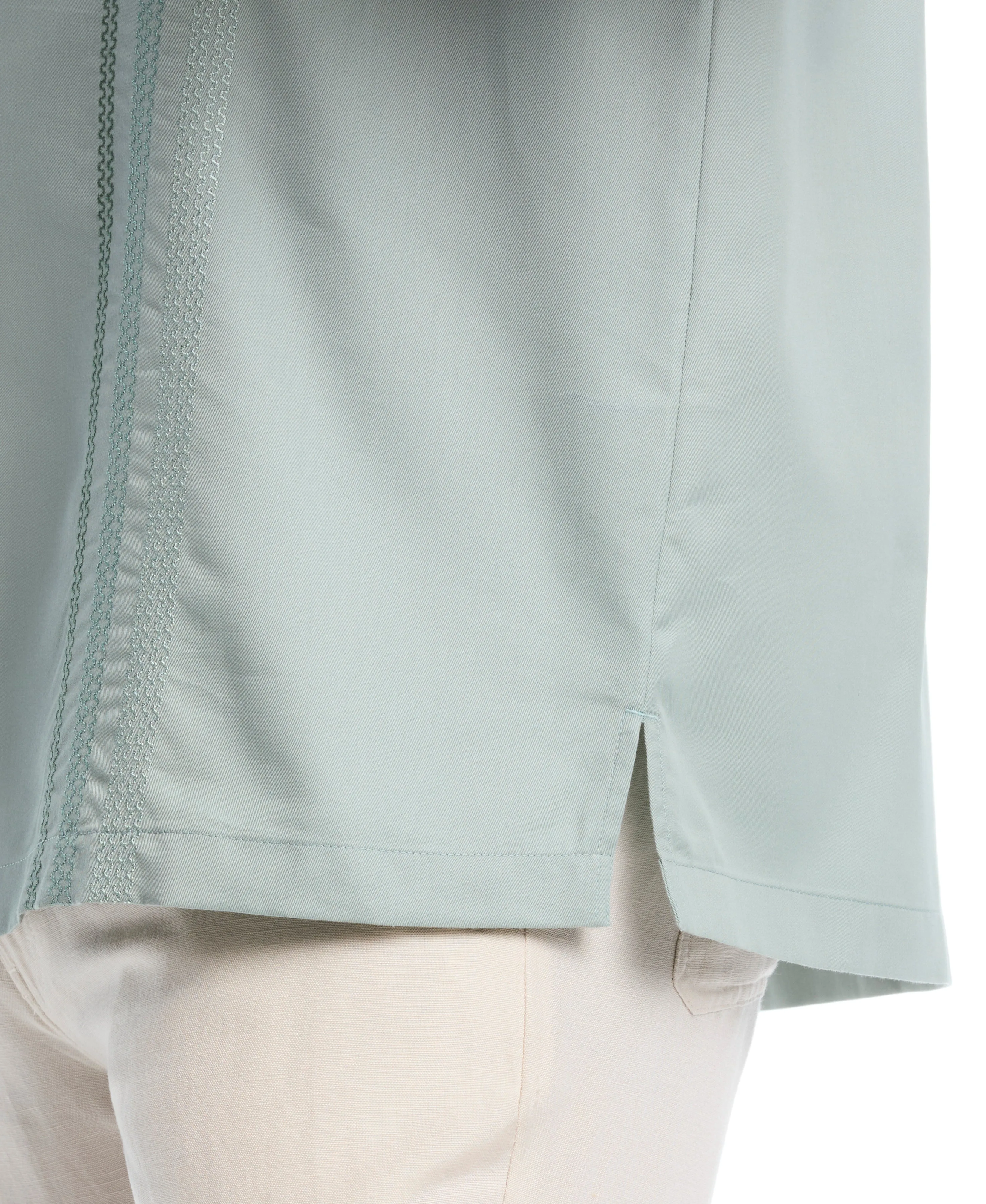 Big & Tall Ombre Embroidery Panel Shirt sold by Cubavera product image thumbnail 2