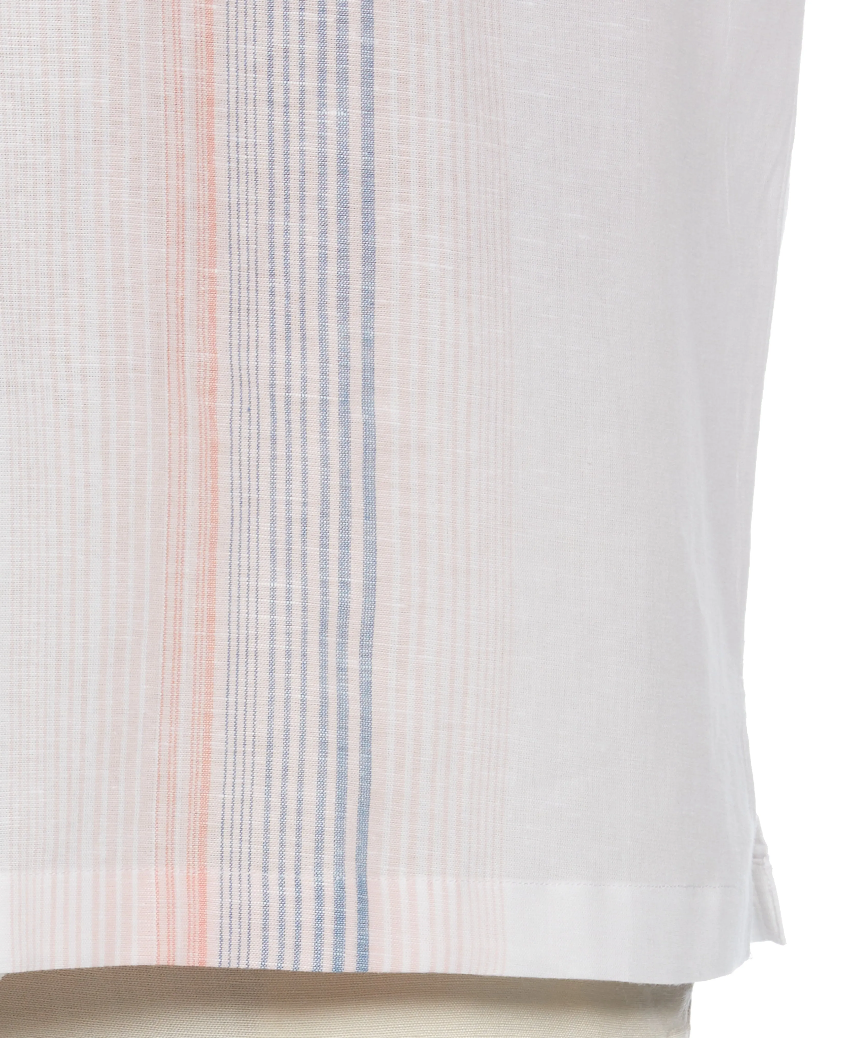 Big & Tall Linen Blend Gradient Stripe Panel Shirt sold by Cubavera product image thumbnail 3