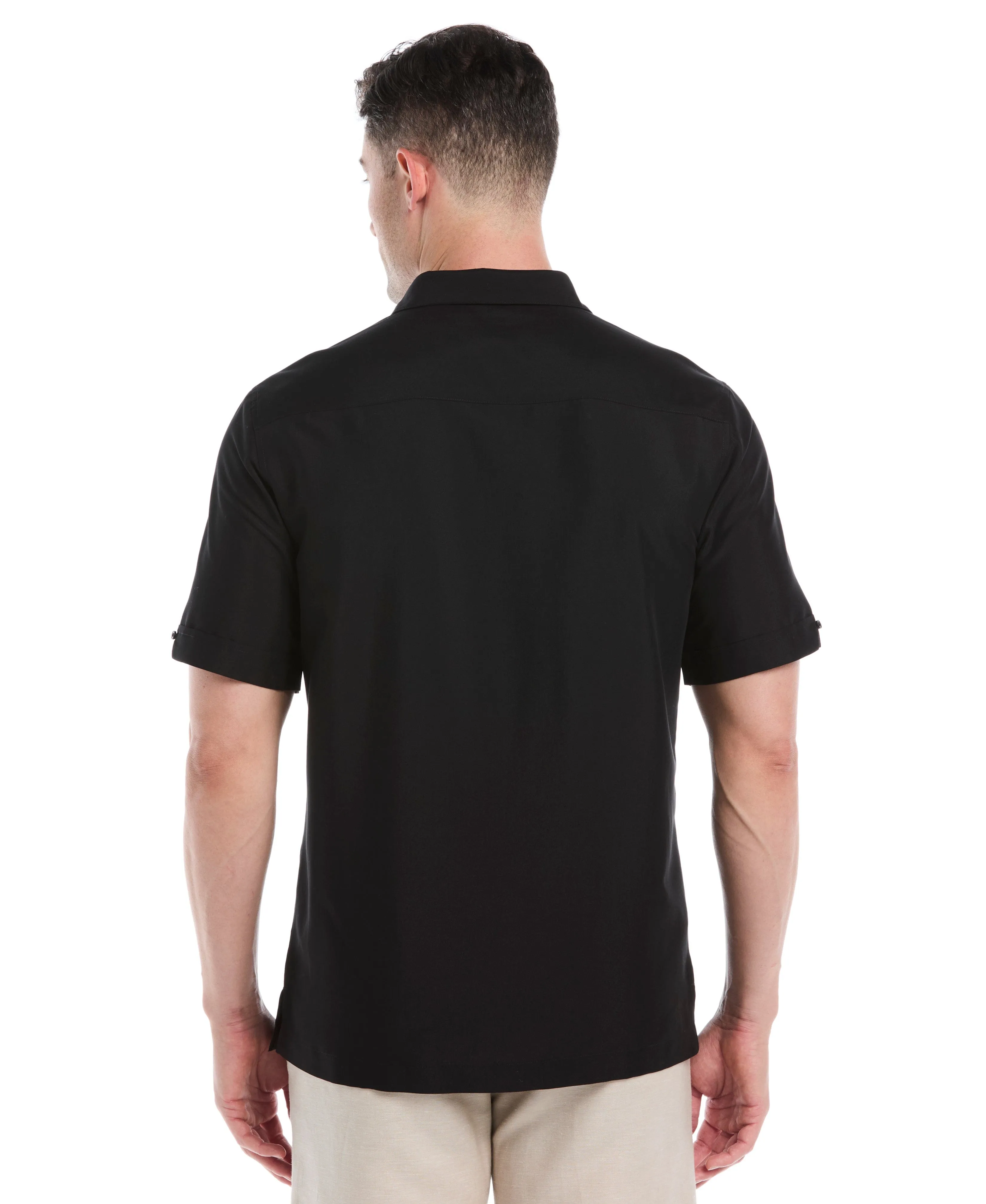 Big & Tall Embroidered Panel Shirt sold by Cubavera product image thumbnail 2