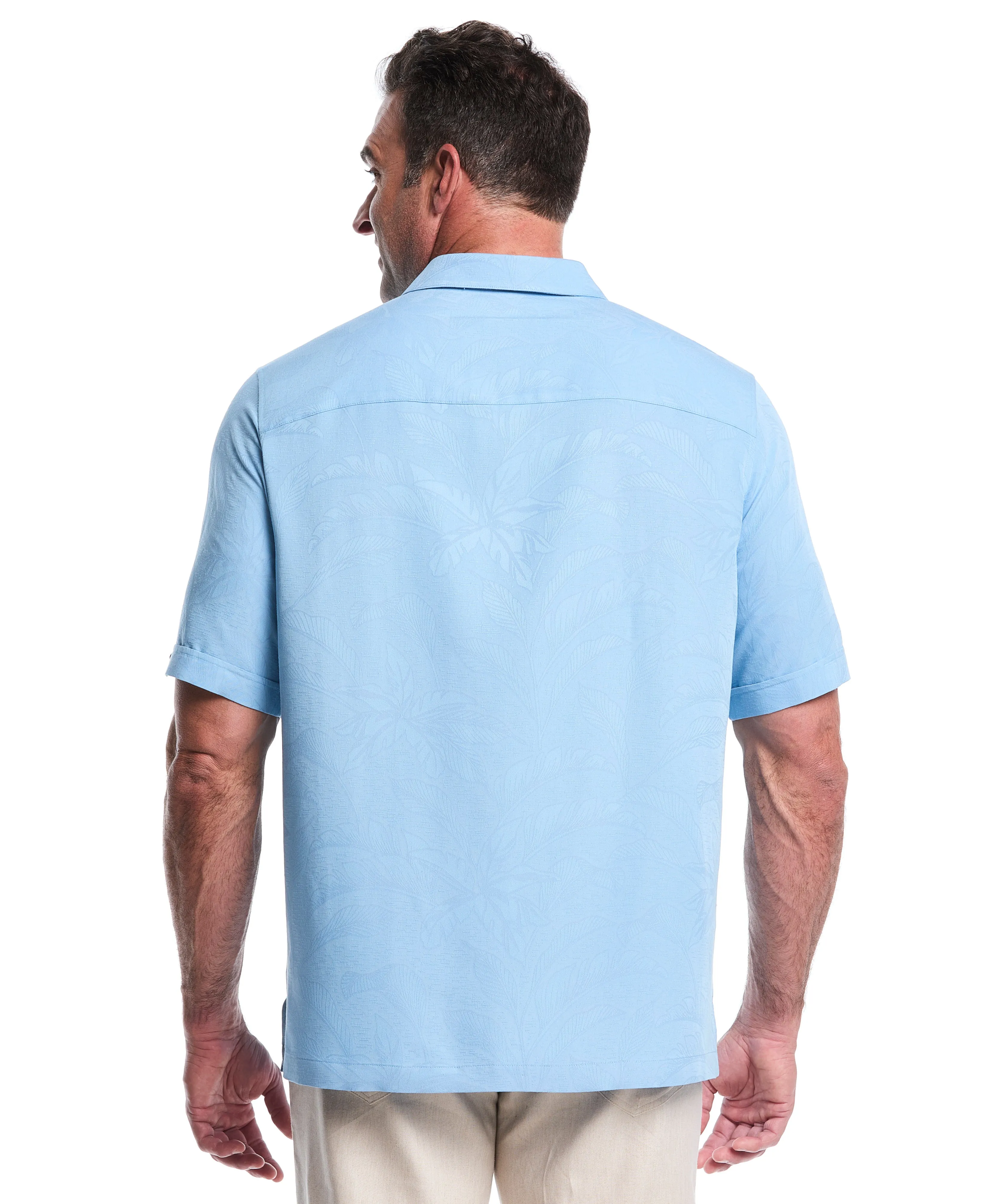 Big & Tall Palm Print Shirt sold by Cubavera product image thumbnail 2