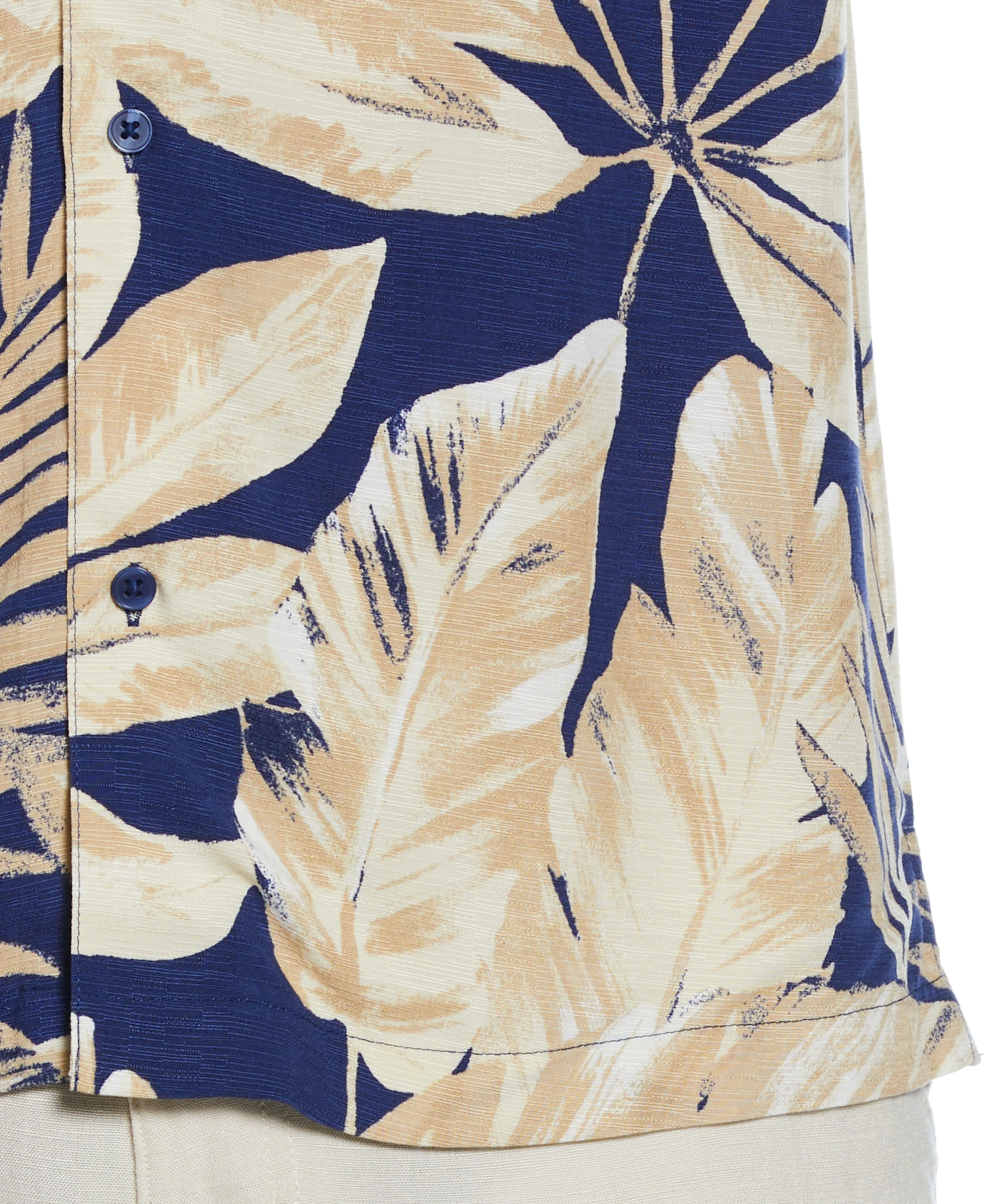 Textured Large Scale Palm Print Shirt sold by Cubavera product image thumbnail 3
