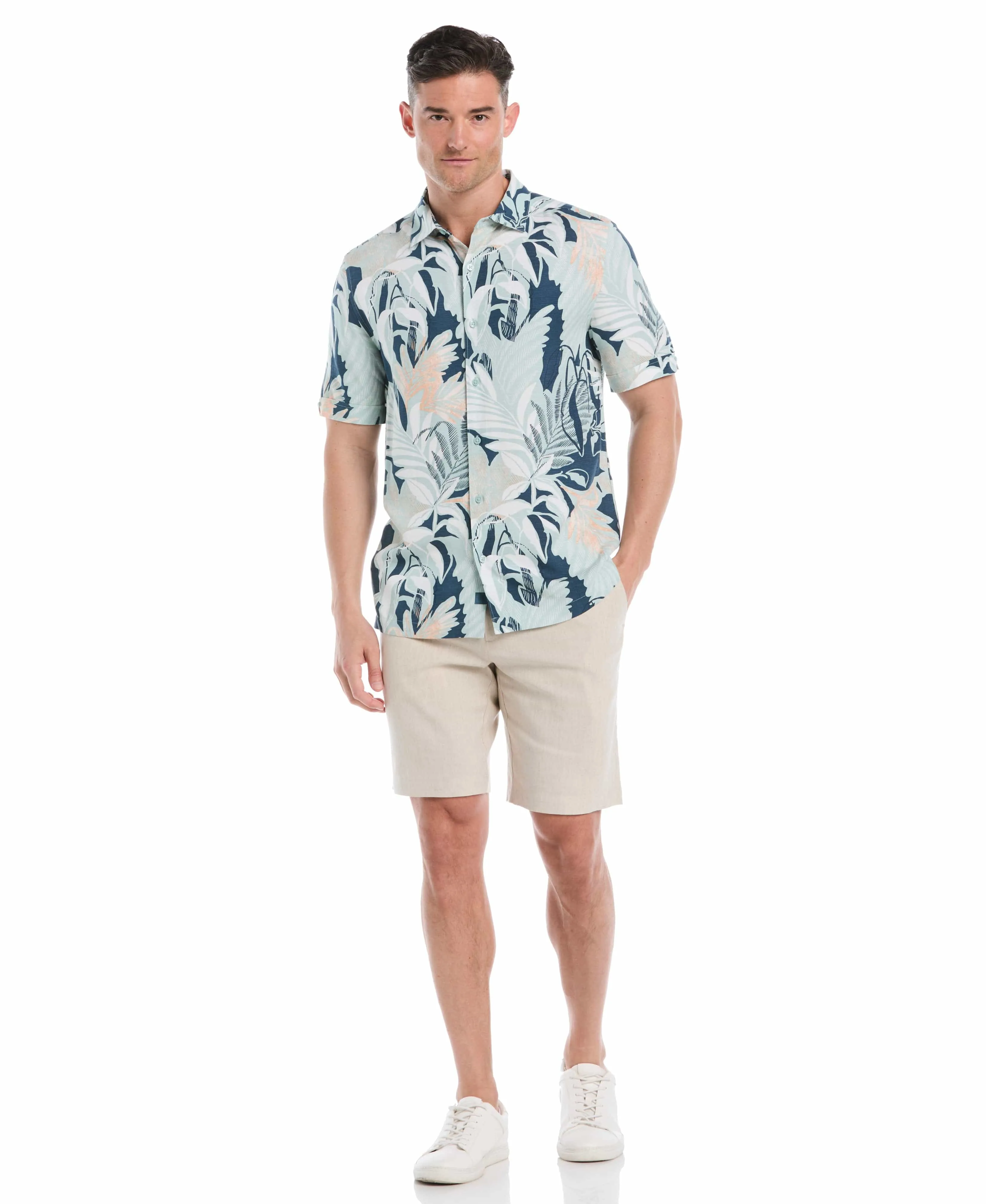 Tropical Print Shirt sold by Cubavera product image thumbnail 4
