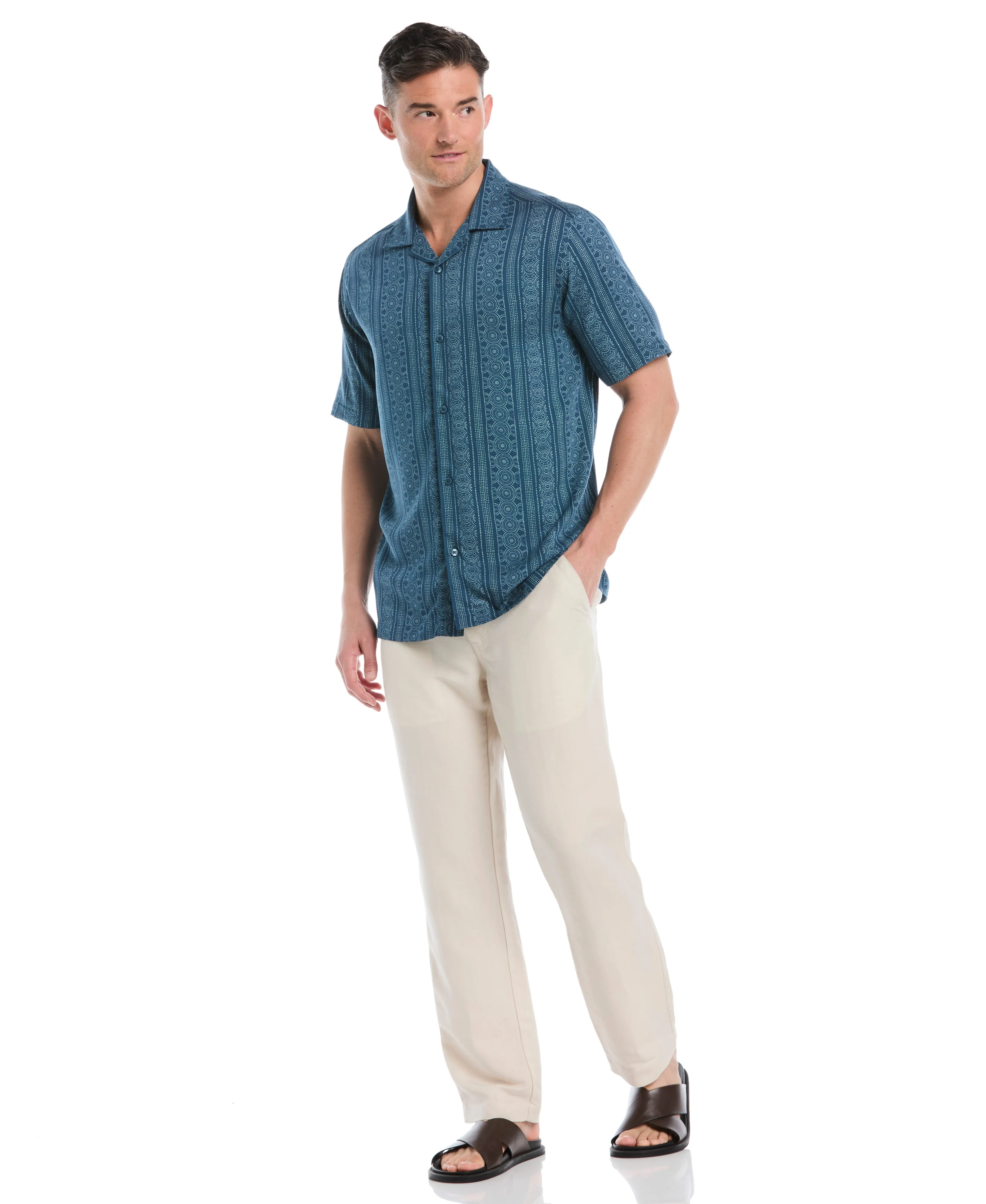 Viscose Twill Print Shirt sold by Cubavera product image thumbnail 4