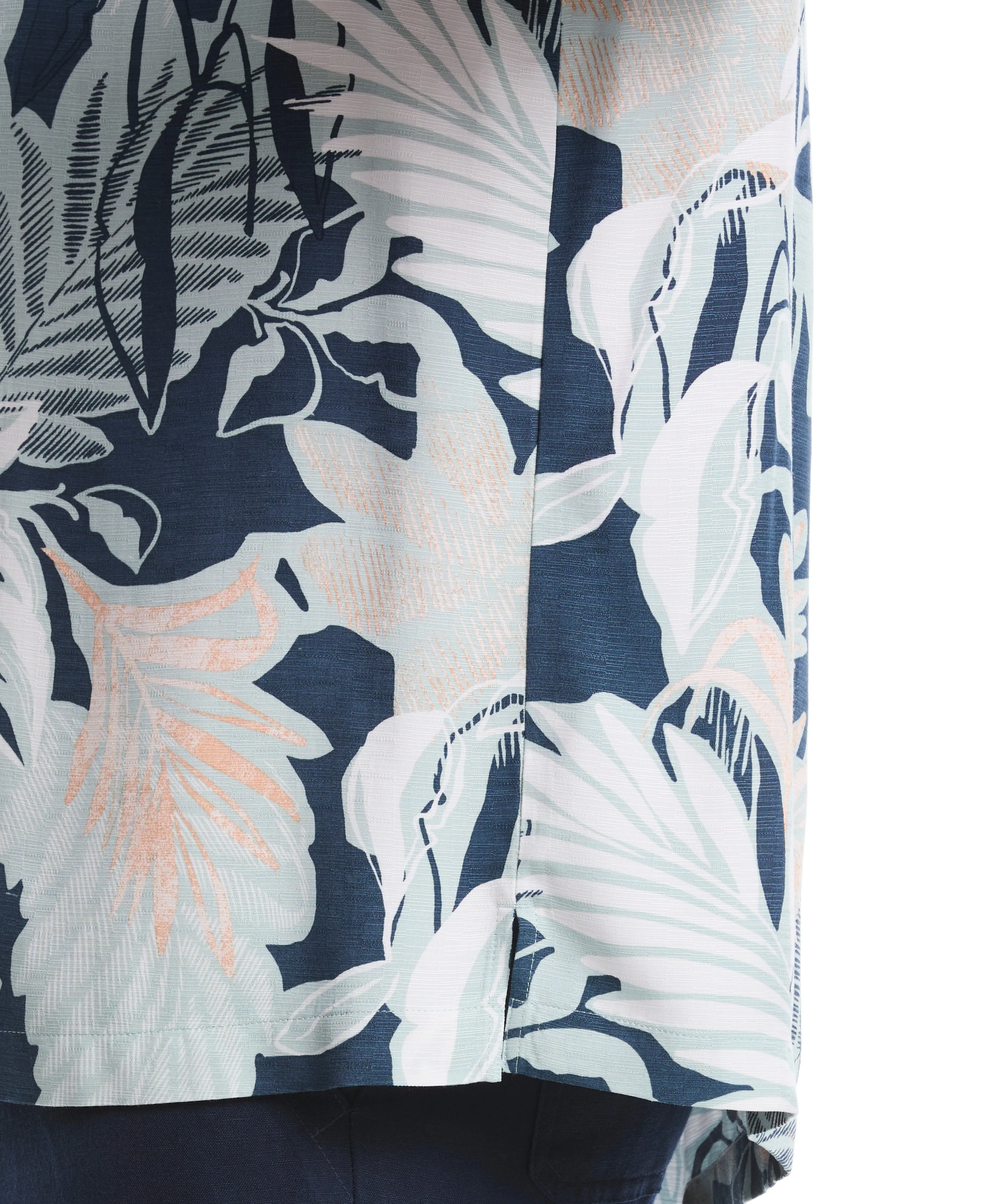 Big & Tall Tropical Print Shirt sold by Cubavera product image thumbnail 5
