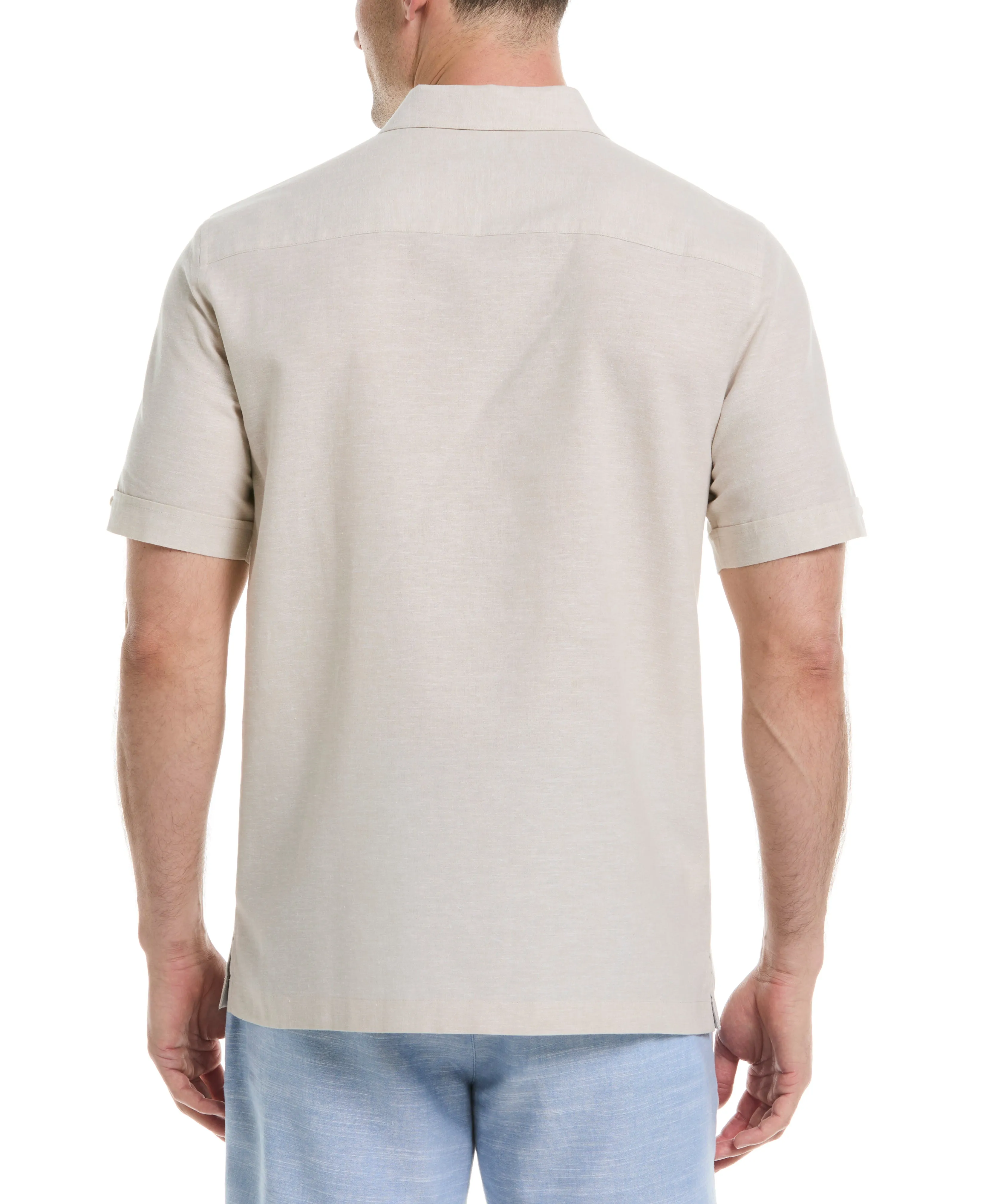 Engineered Stripe Panel Shirt sold by Cubavera product image thumbnail 2