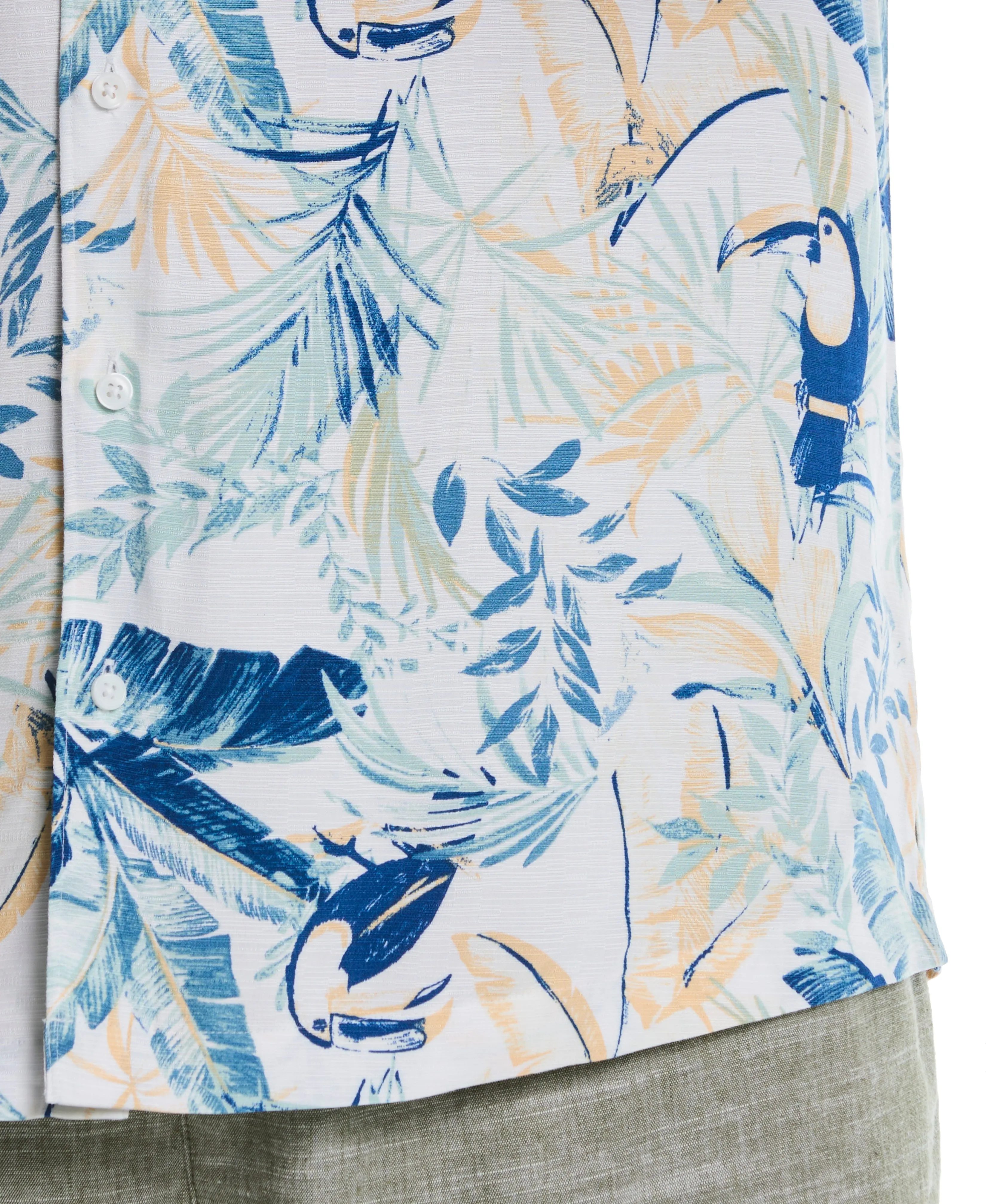 Big & Tall Toucan Print Shirt sold by Cubavera product image thumbnail 3