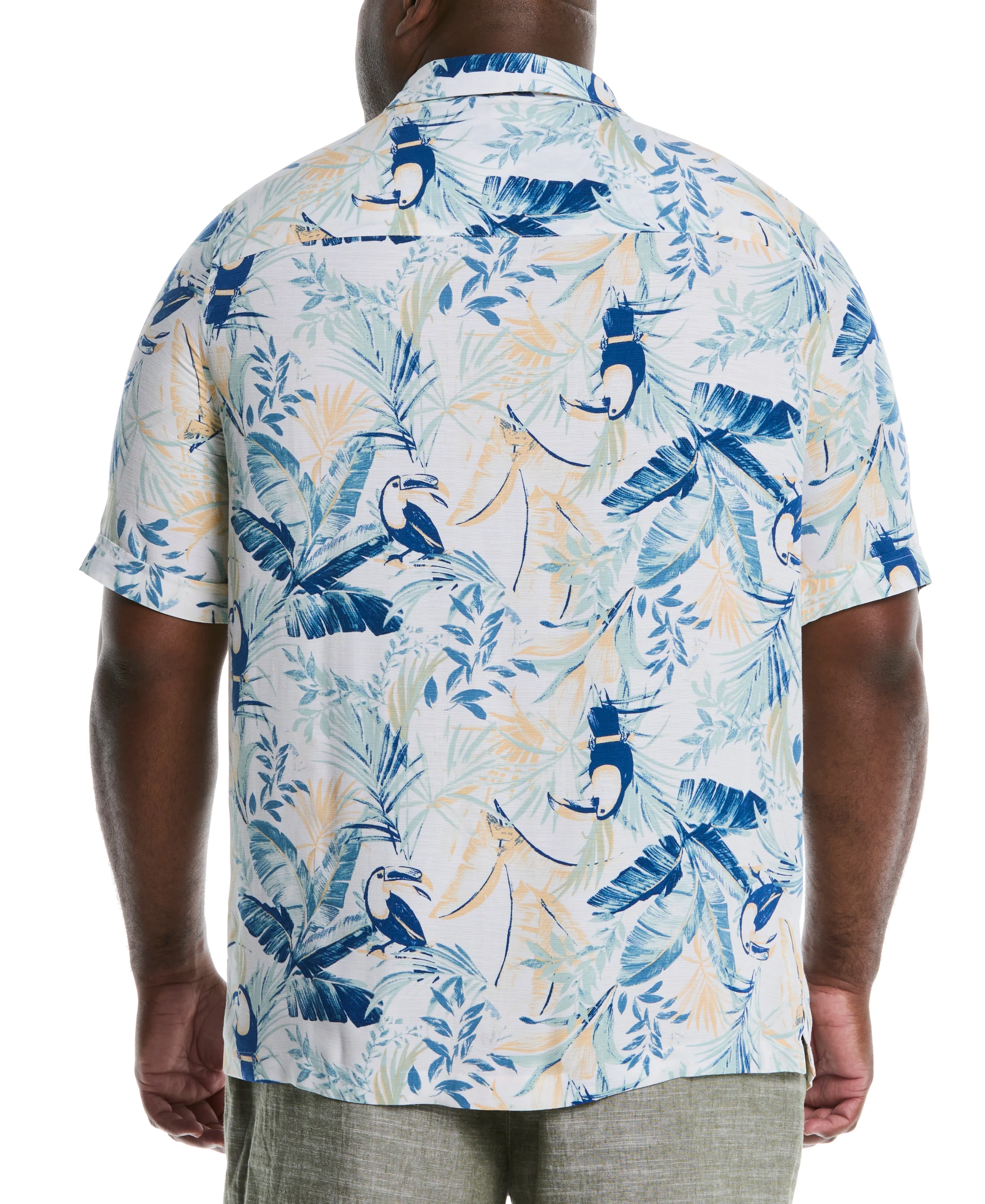 Big & Tall Toucan Print Shirt sold by Cubavera product image thumbnail 2