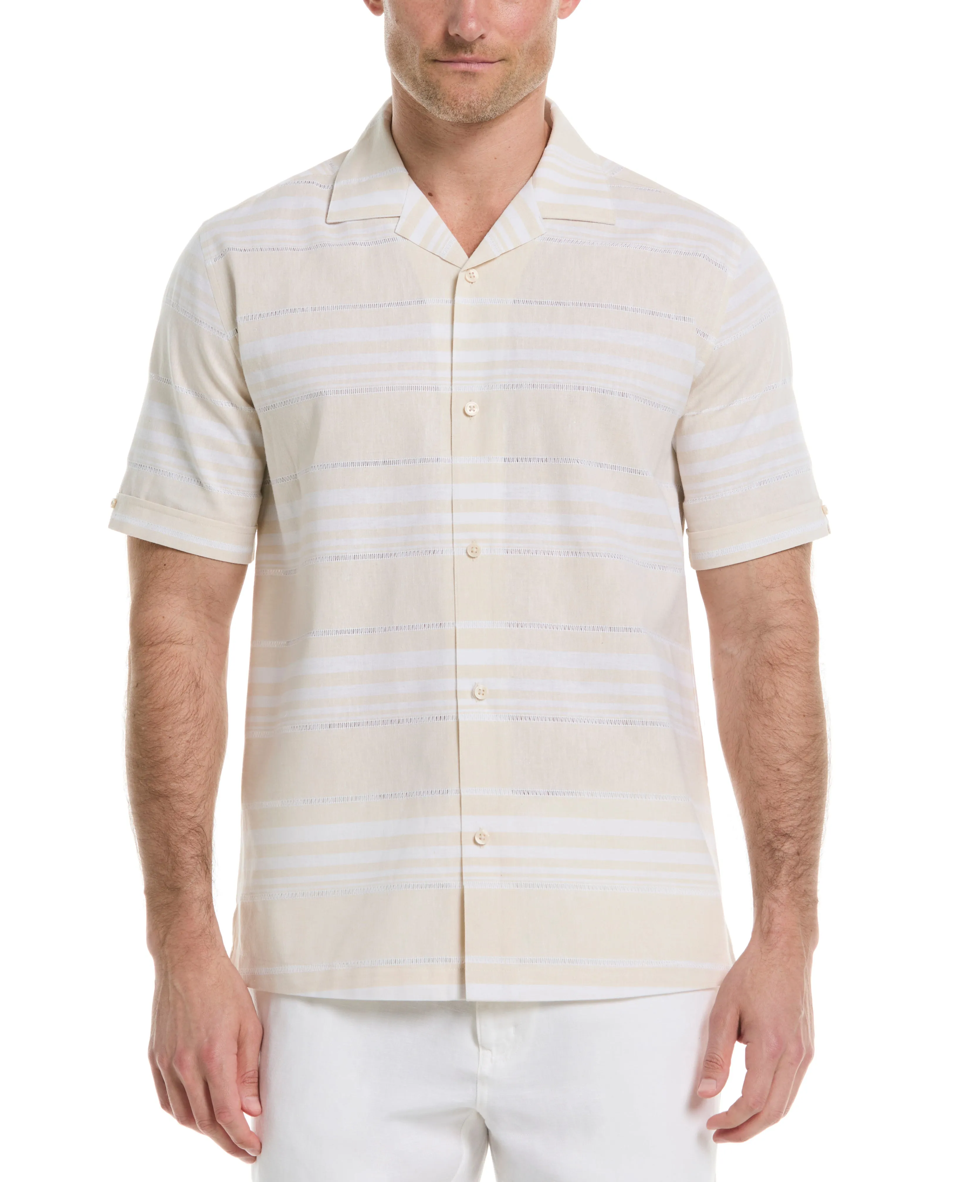 Horizontal Stripe Shirt sold by Cubavera
