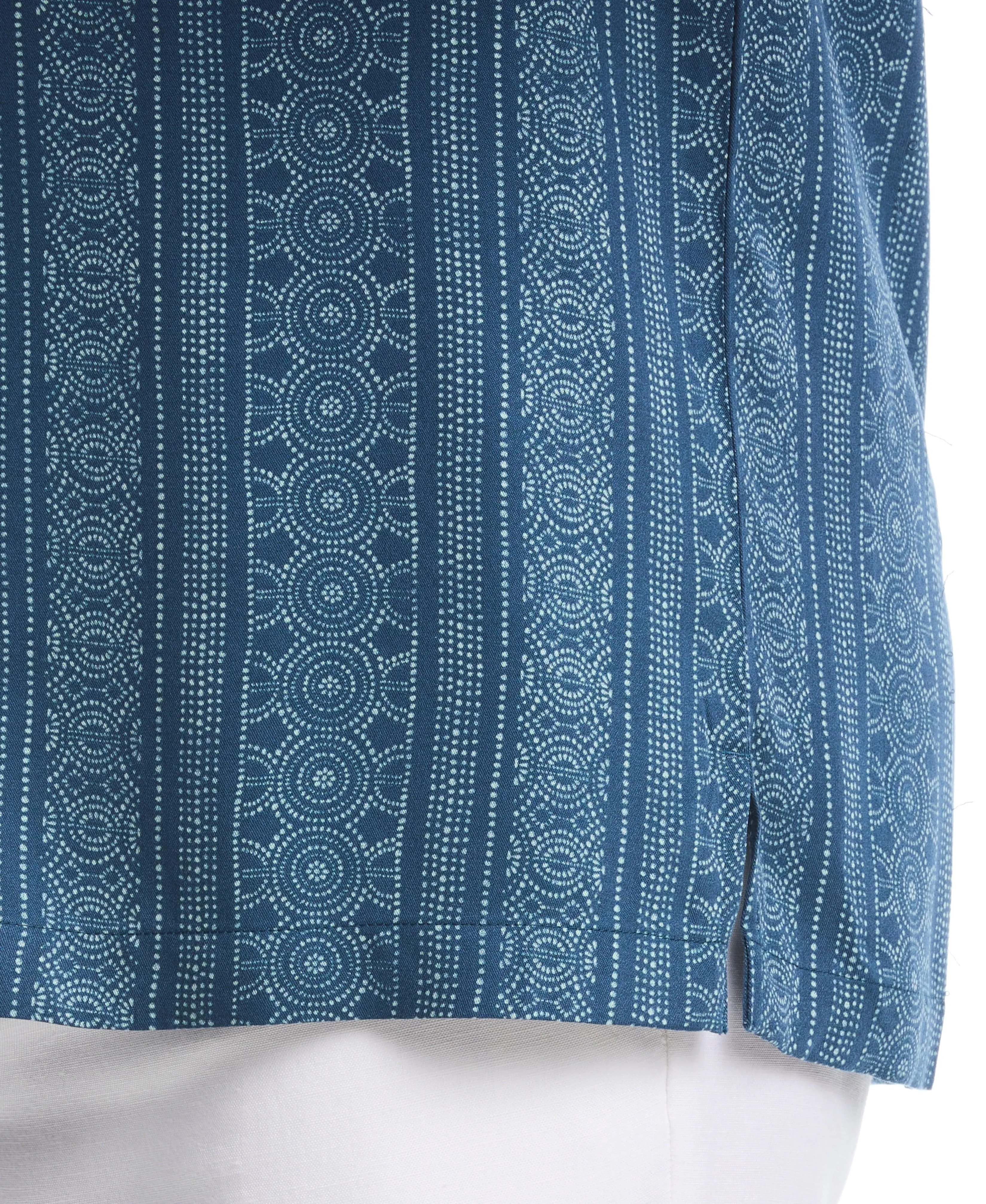 Big & Tall Viscose Twill Print Shirt sold by Cubavera product image thumbnail 3