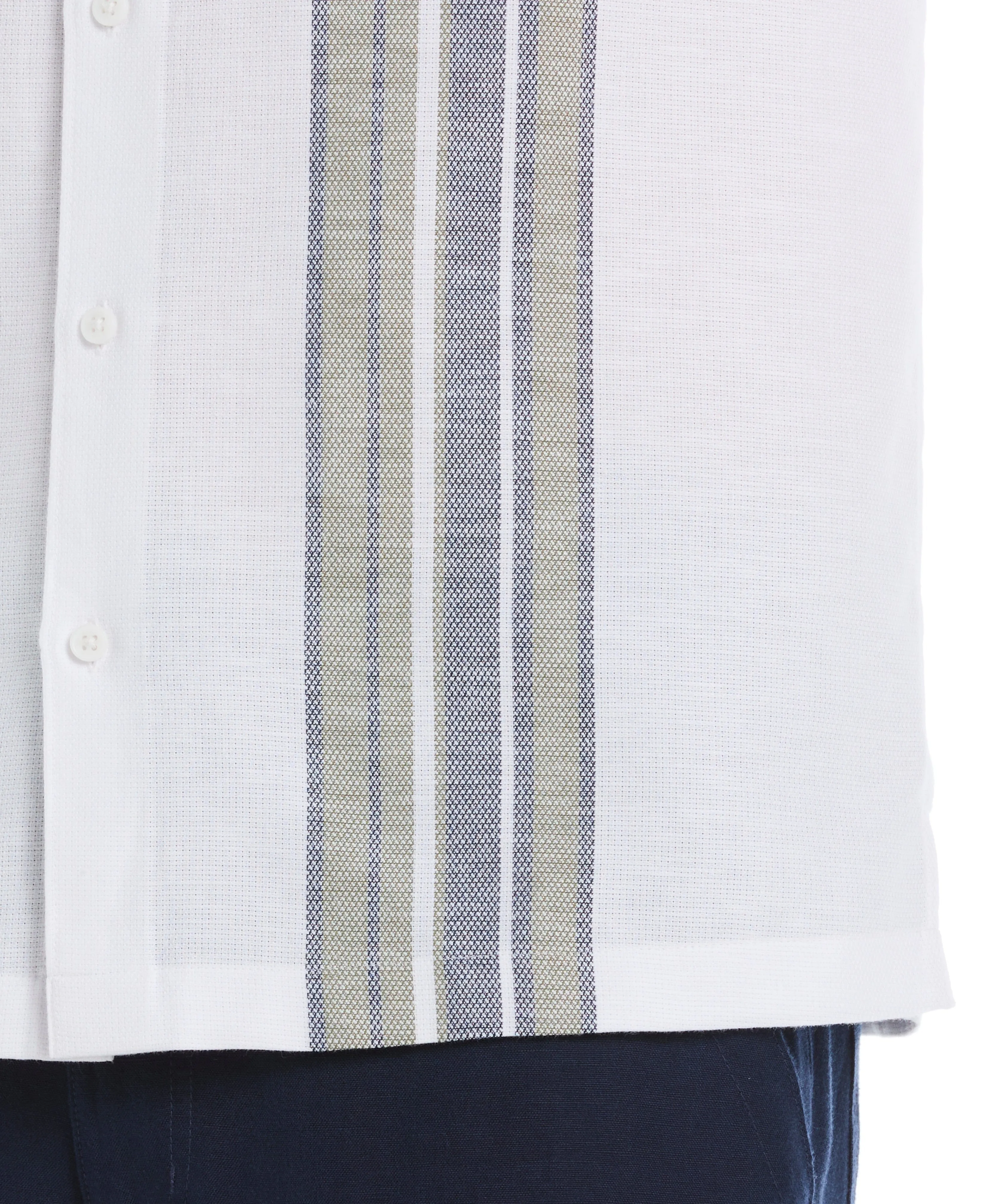 Cotton-Linen Blend Panel Shirt sold by Cubavera product image thumbnail 5