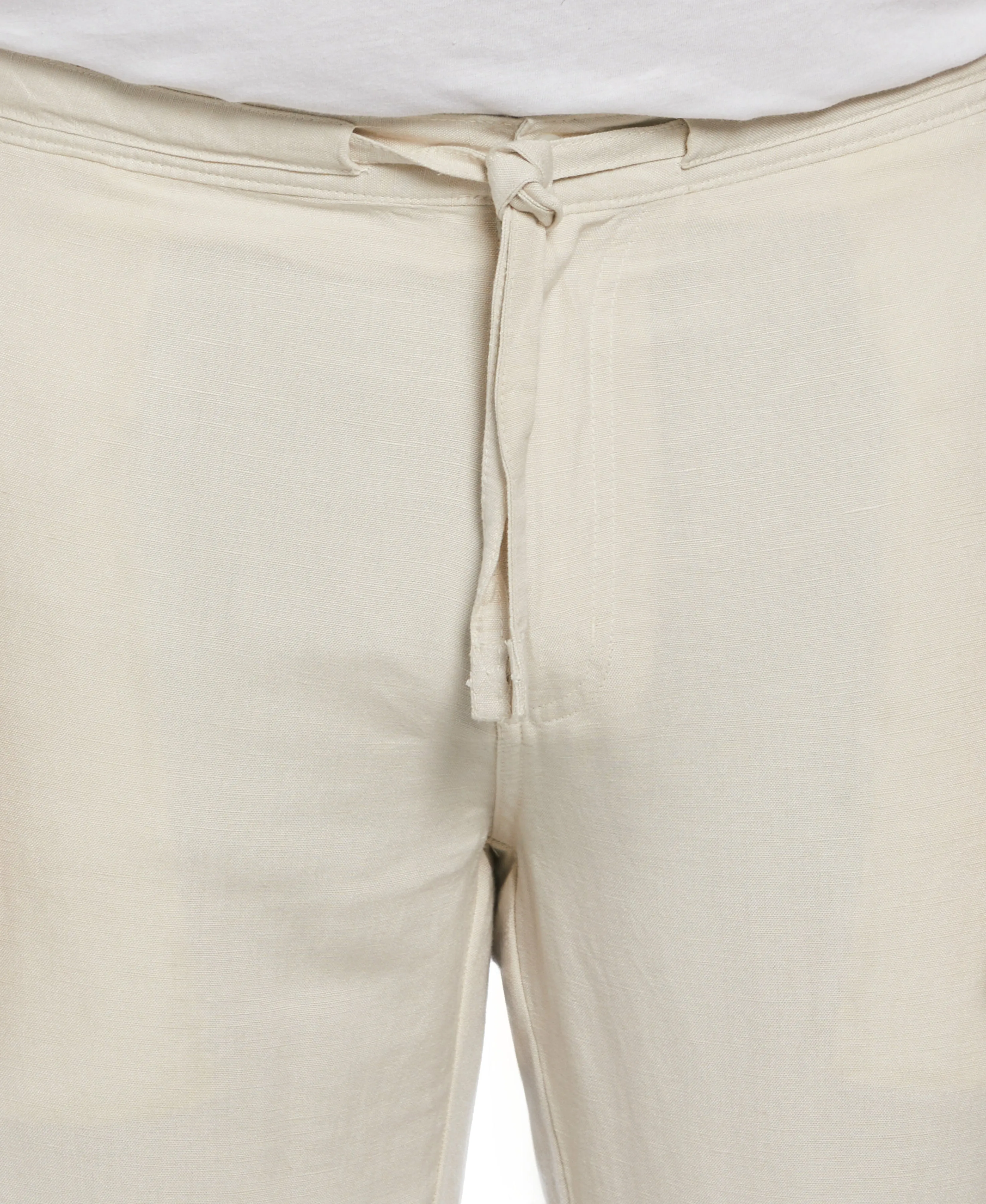 Big & Tall Linen-Blend Core Drawstring Pants sold by Cubavera product image thumbnail 3