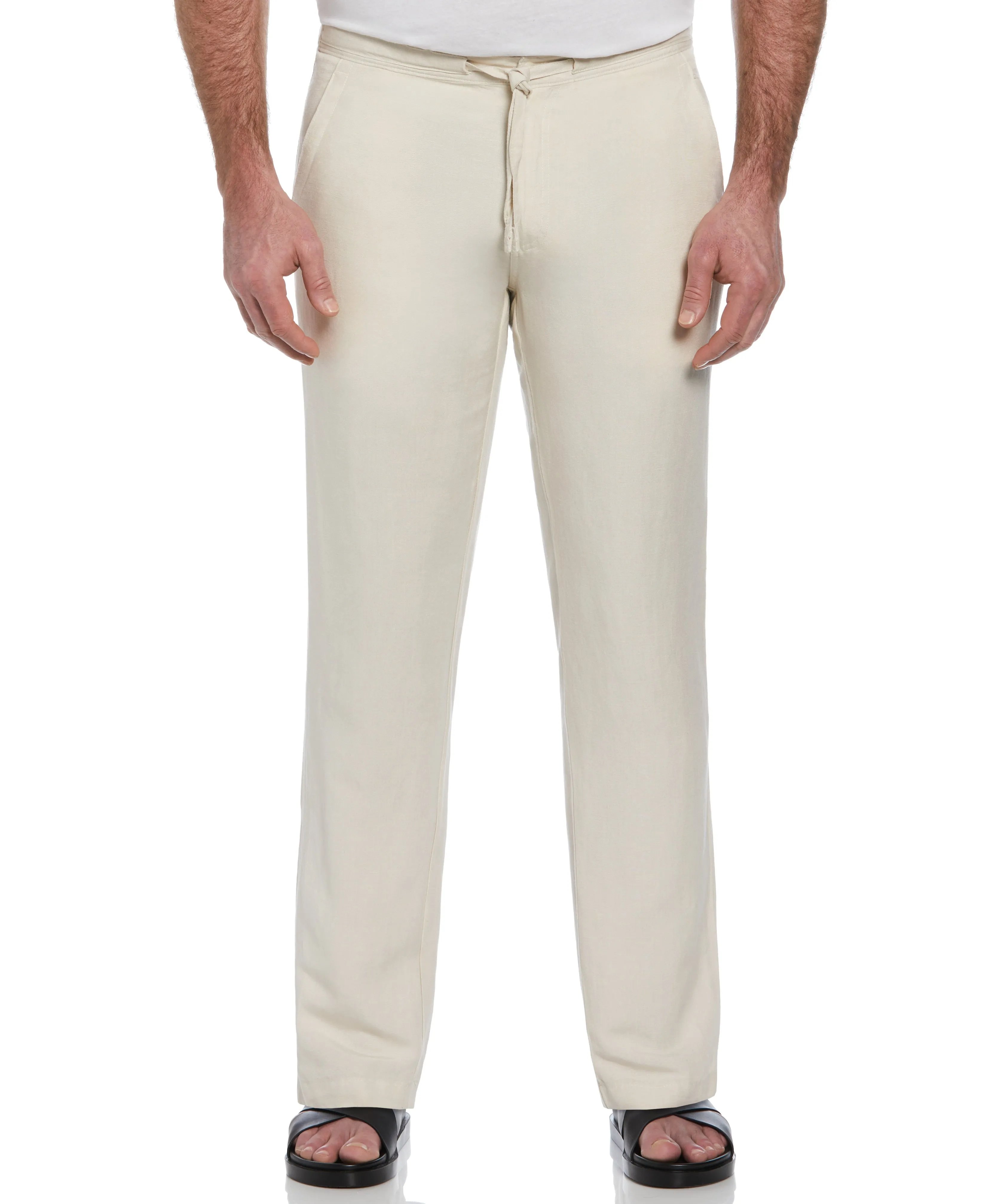 Big & Tall Linen-Blend Core Drawstring Pants sold by Cubavera