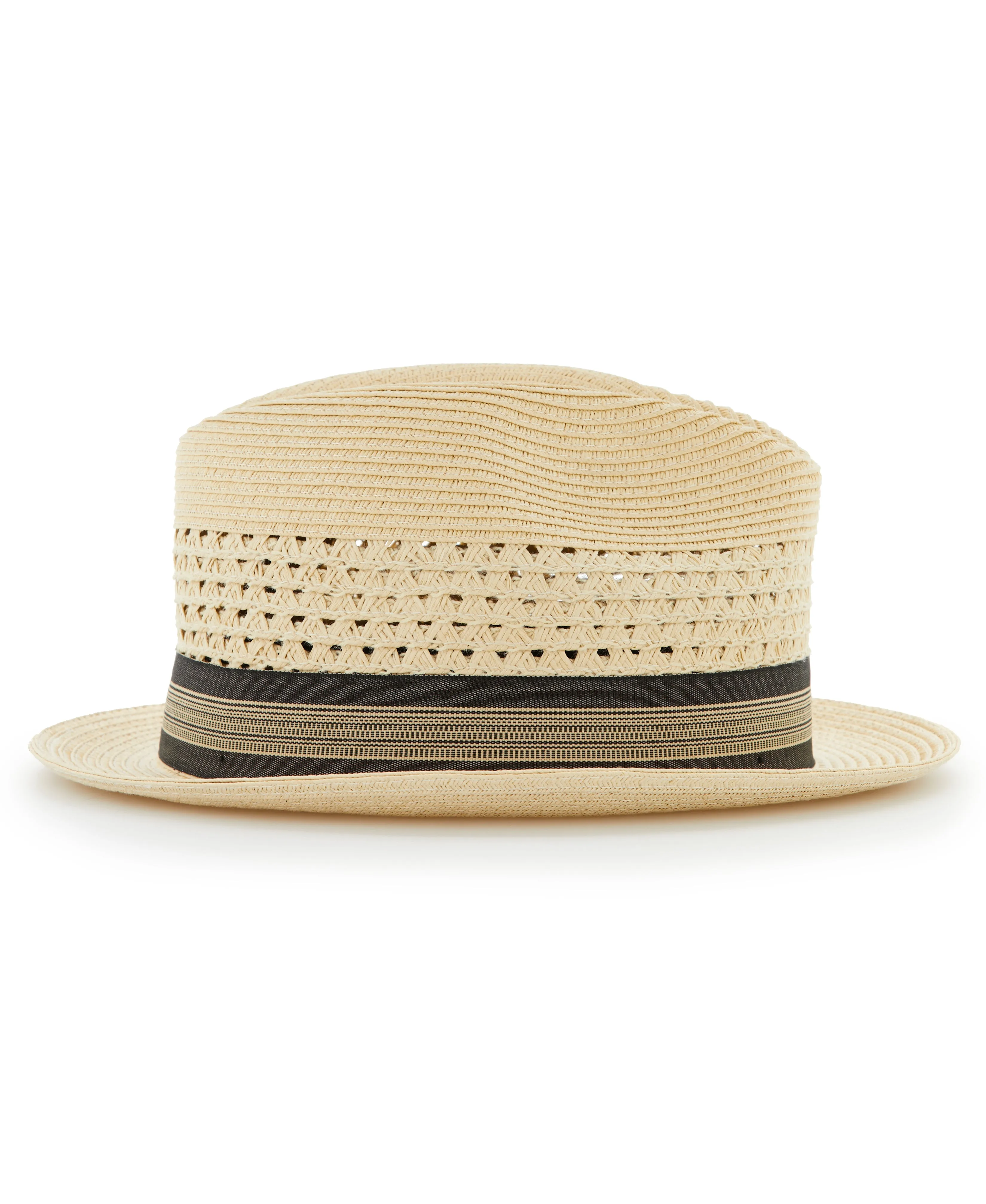 Paper Braid Vented Hat With Ribbon sold by Cubavera product image thumbnail 3