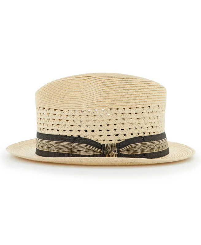 Paper Braid Vented Hat With Ribbon sold by Cubavera