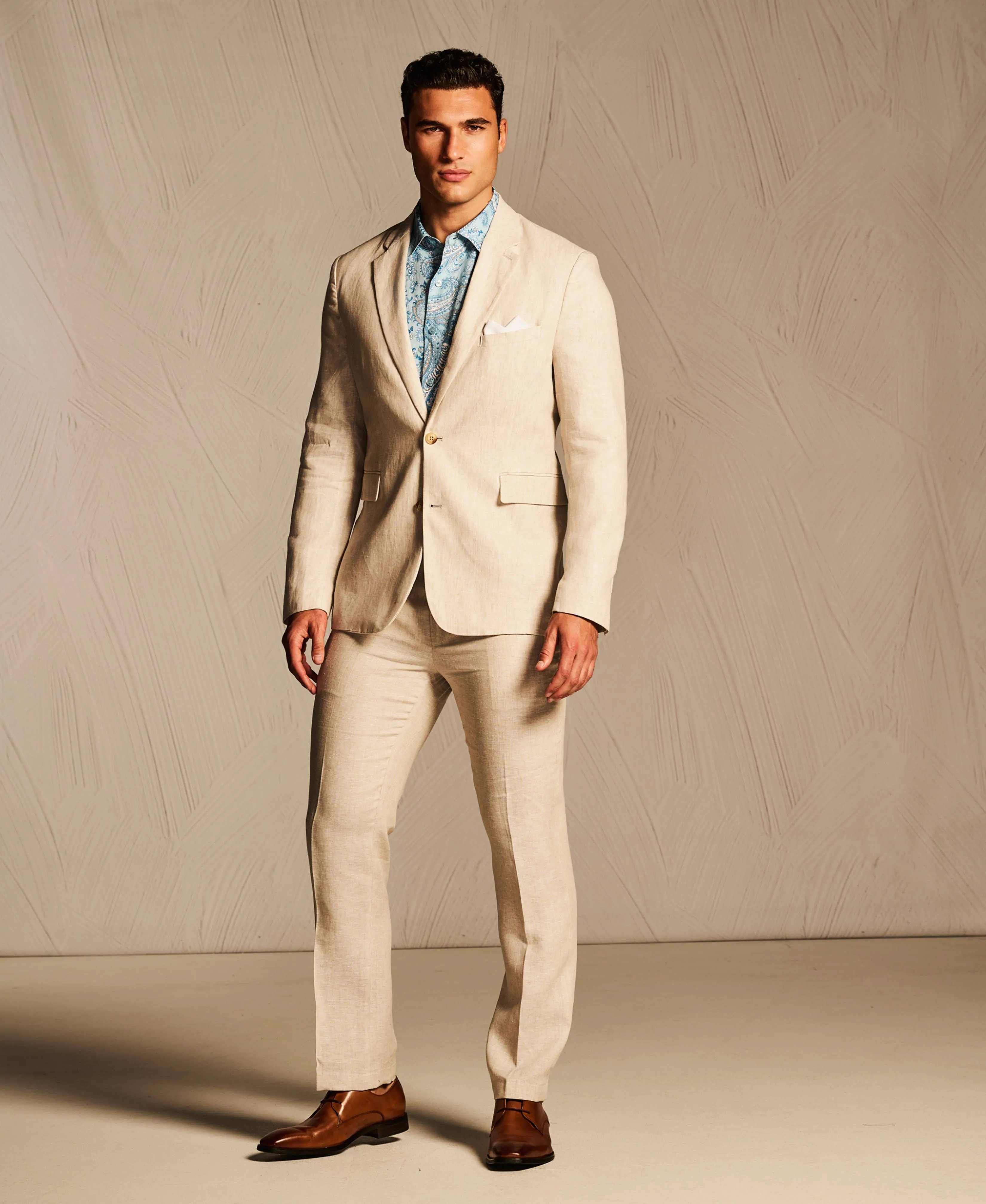 Delave Incense Linen Suit sold by Cubavera product image thumbnail 2