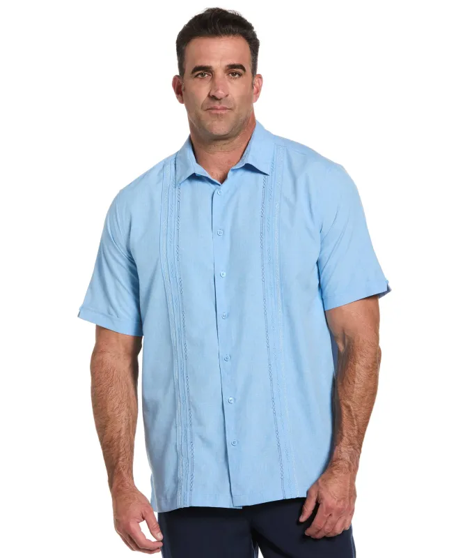 Big & Tall Geo Embroidered Panel Shirt sold by Cubavera