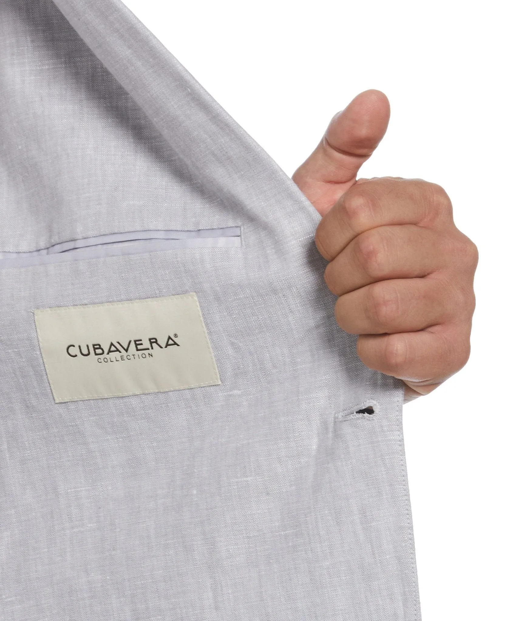 Delave Sleet Linen Suit sold by Cubavera product image thumbnail 5