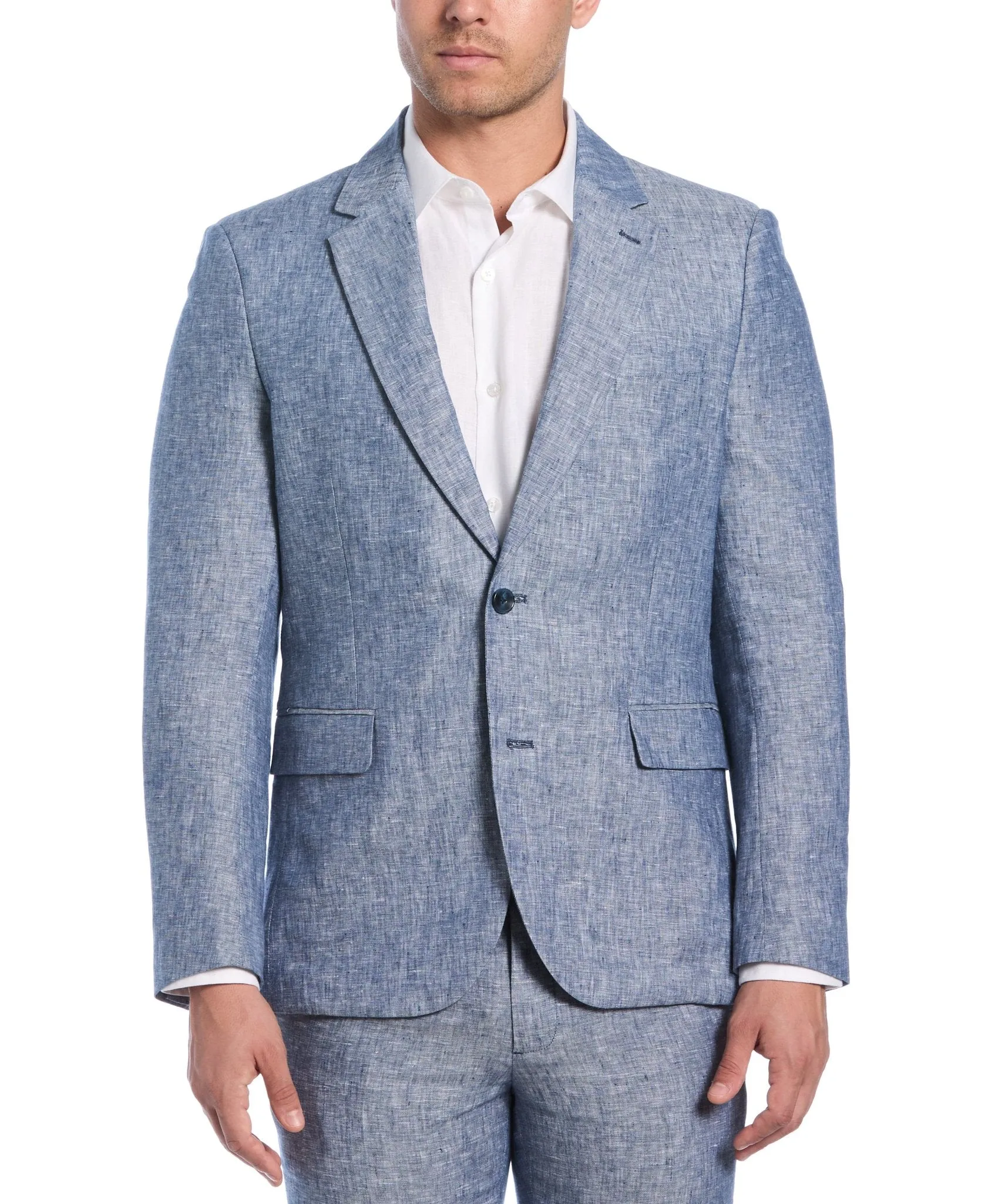 Delave Ensign Blue Linen Suit sold by Cubavera product image thumbnail 4