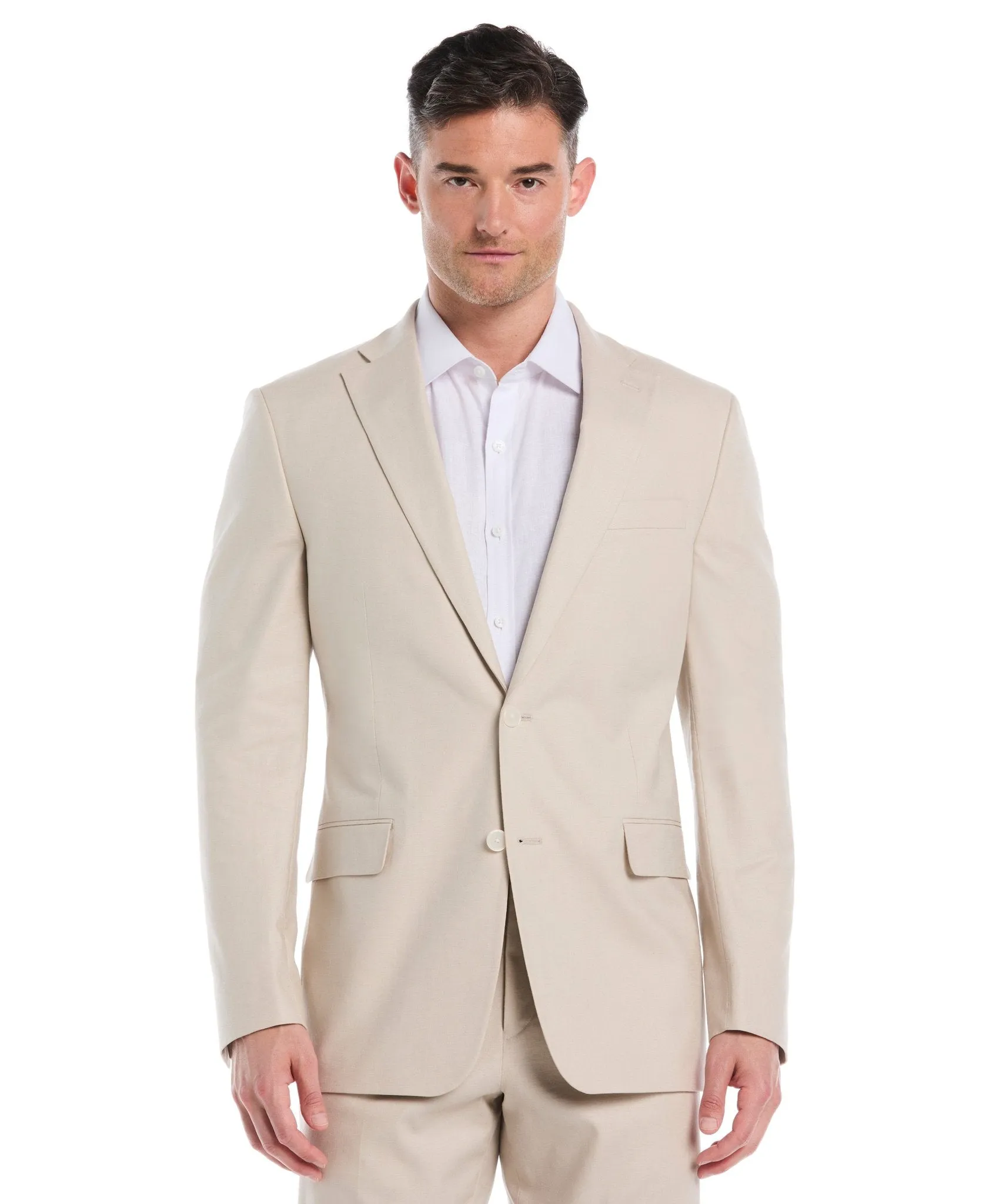 Linen Blend Beige Suit sold by Cubavera product image thumbnail 3