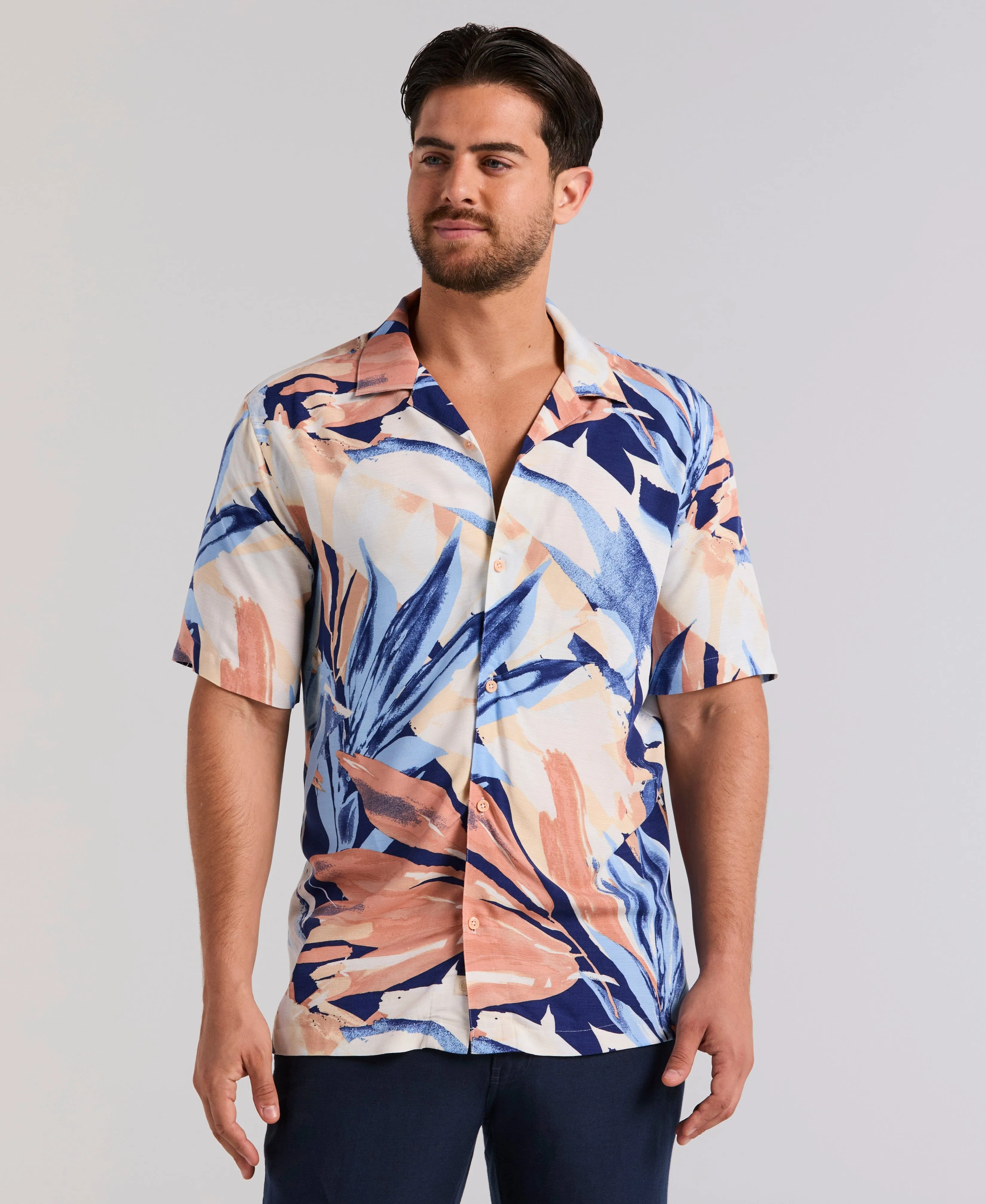 Abstract Print Shirt sold by Cubavera