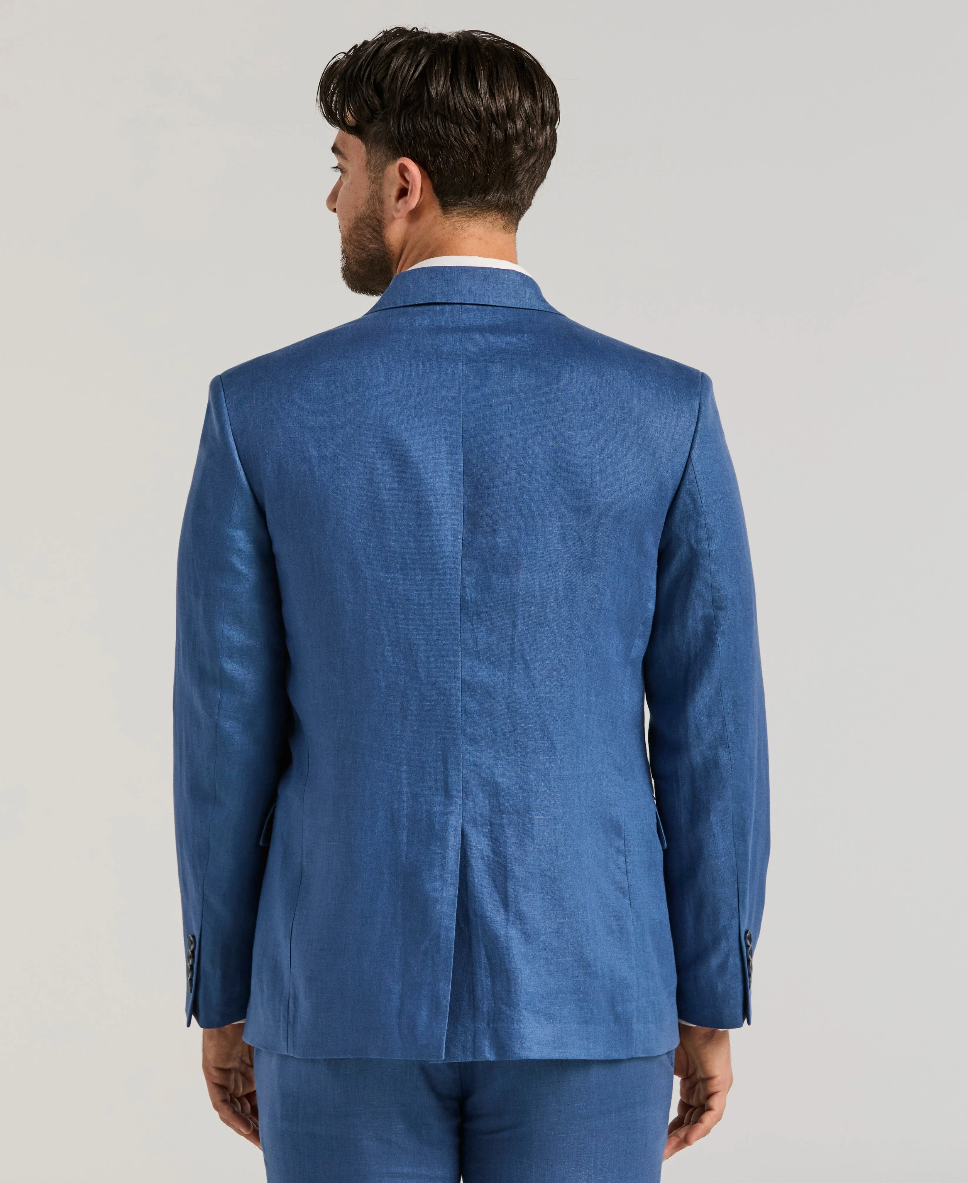 Delave Linen True Navy Suit Set sold by Cubavera product image thumbnail 3