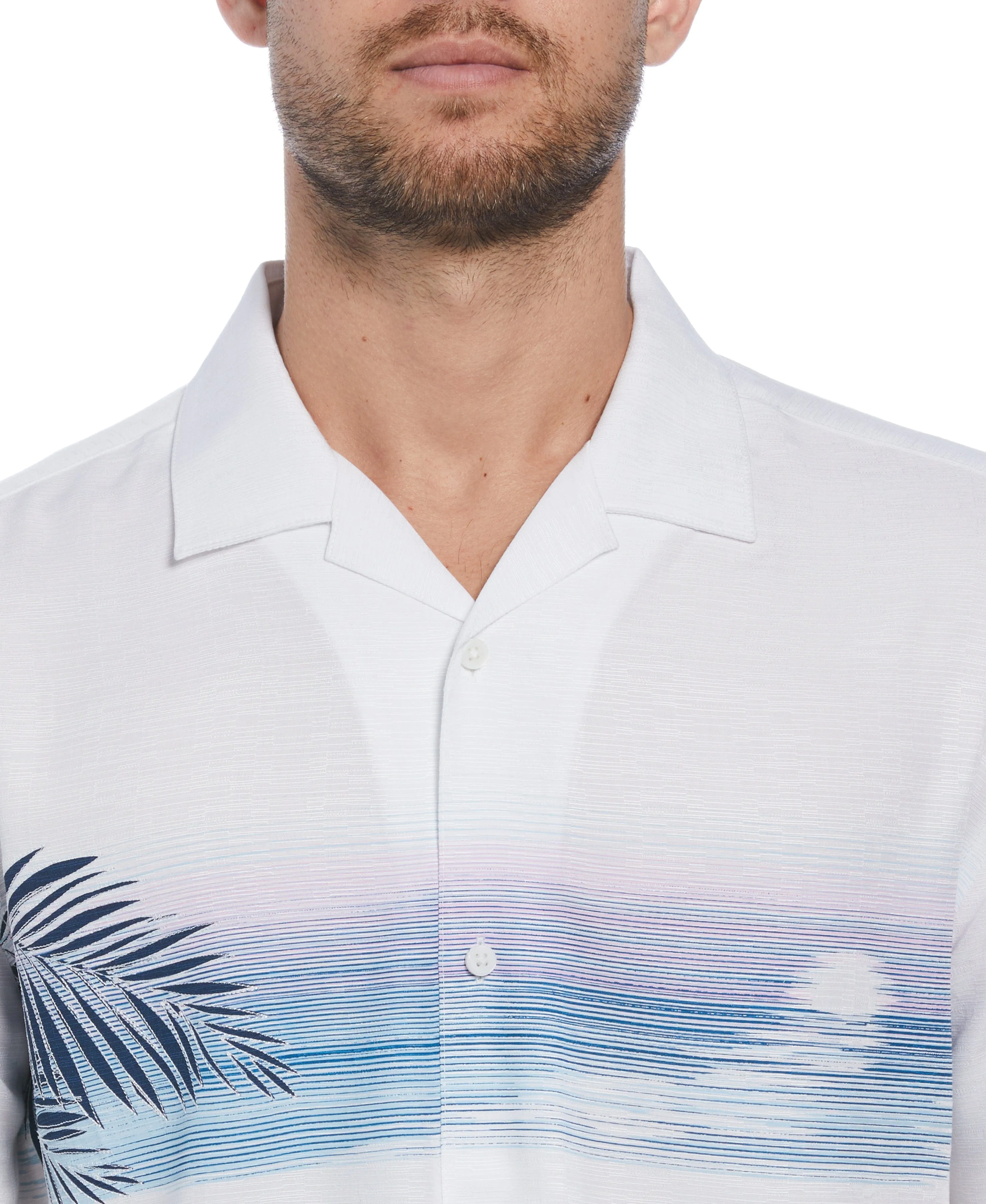 Sunset Chest Print Cuban Collar Shirt sold by Cubavera product image thumbnail 3