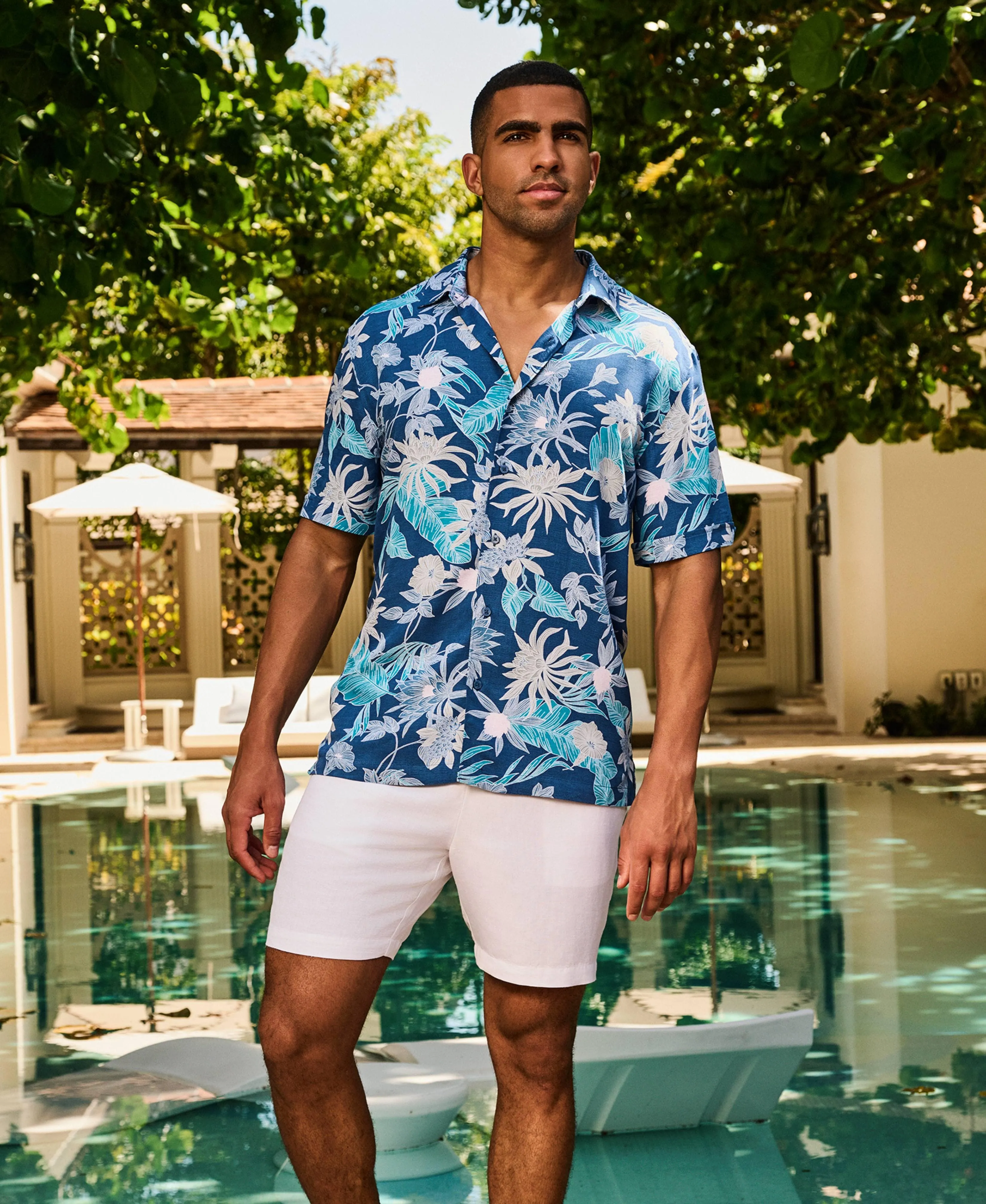 Botanical Print Shirt sold by Cubavera product image thumbnail 2