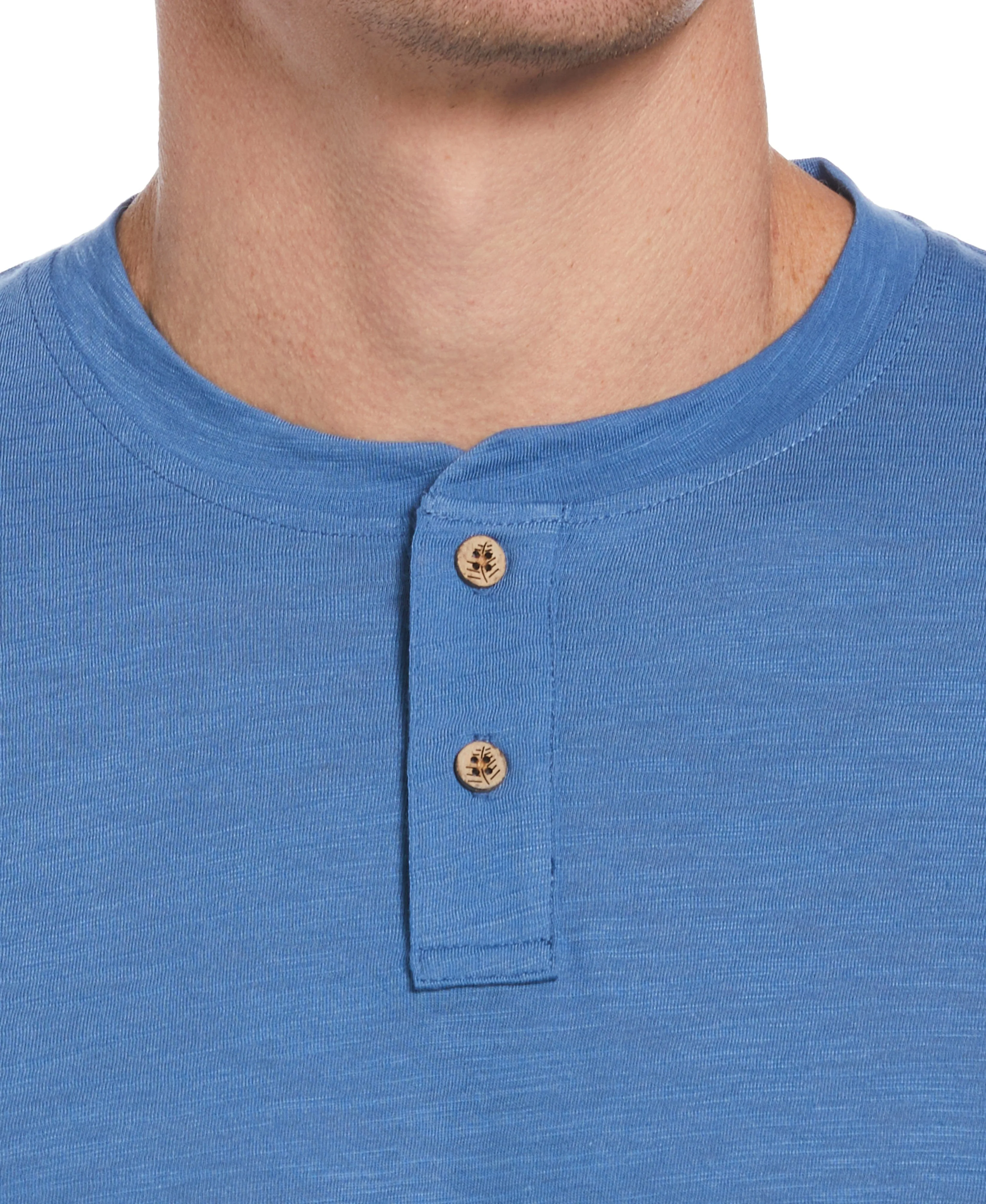 Slub Henley Tee sold by Cubavera product image thumbnail 3