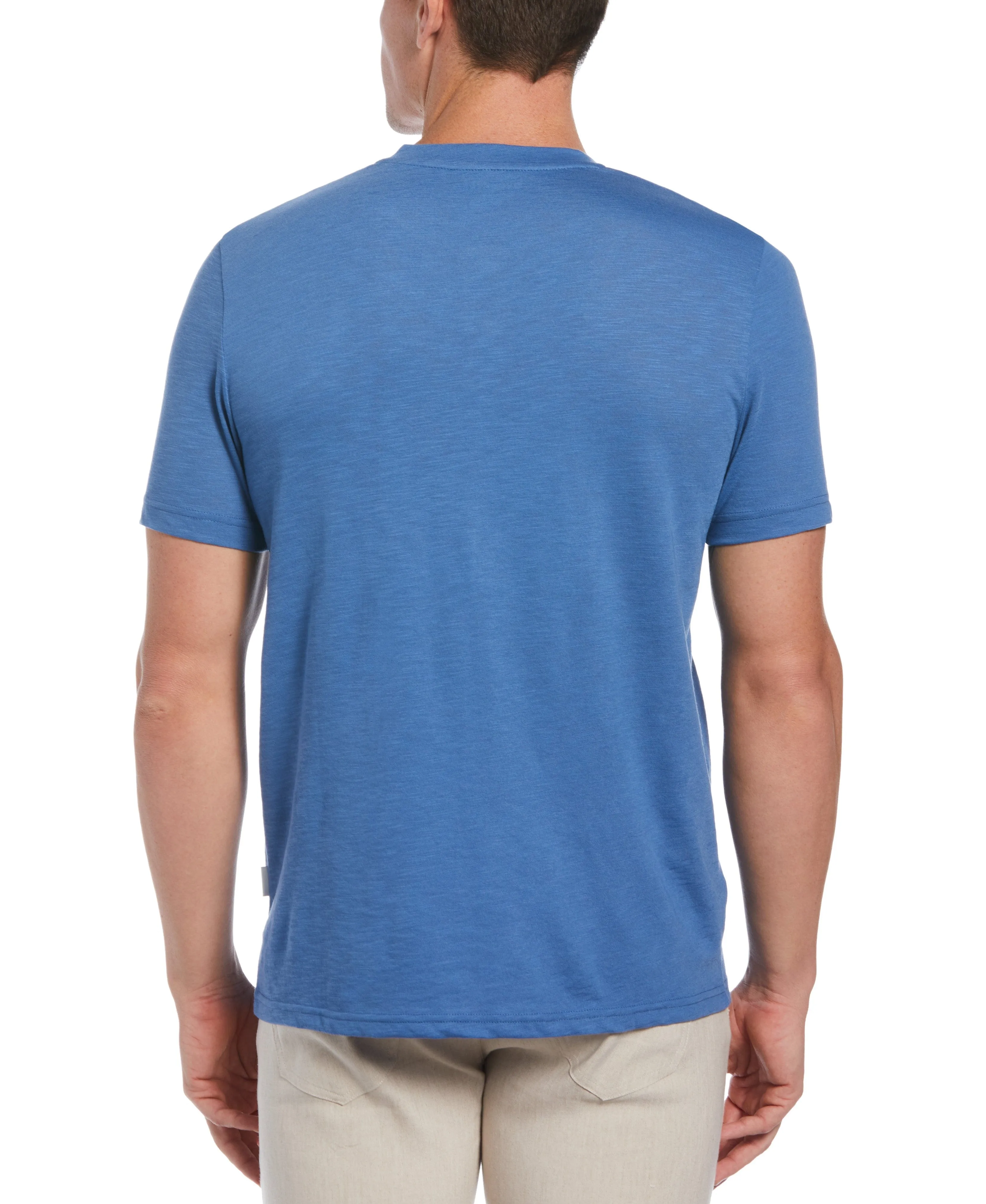 Slub Henley Tee sold by Cubavera product image thumbnail 2