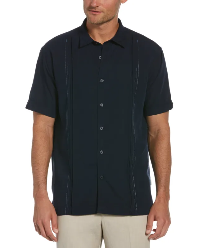 Big & Tall Embroidered Panel Shirt sold by Cubavera