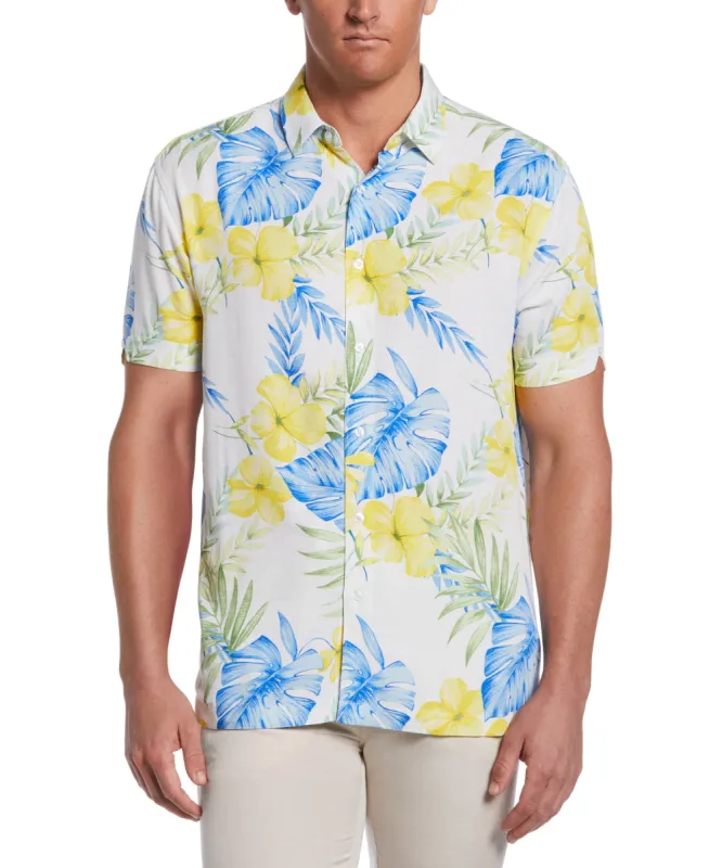 Textured Floral Print Shirt sold by Cubavera