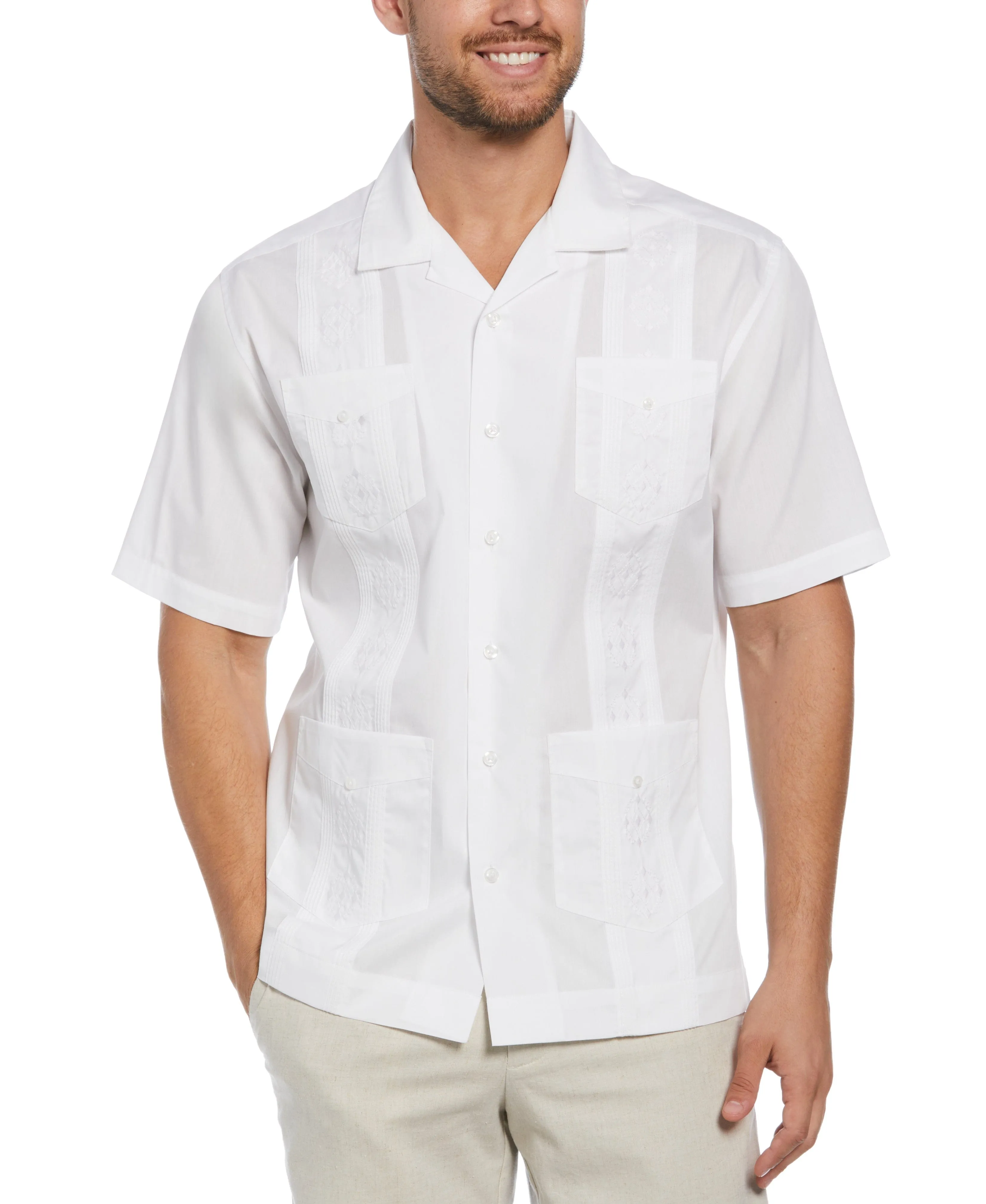 Authentic Embroidered Guayabera Shirt sold by Cubavera