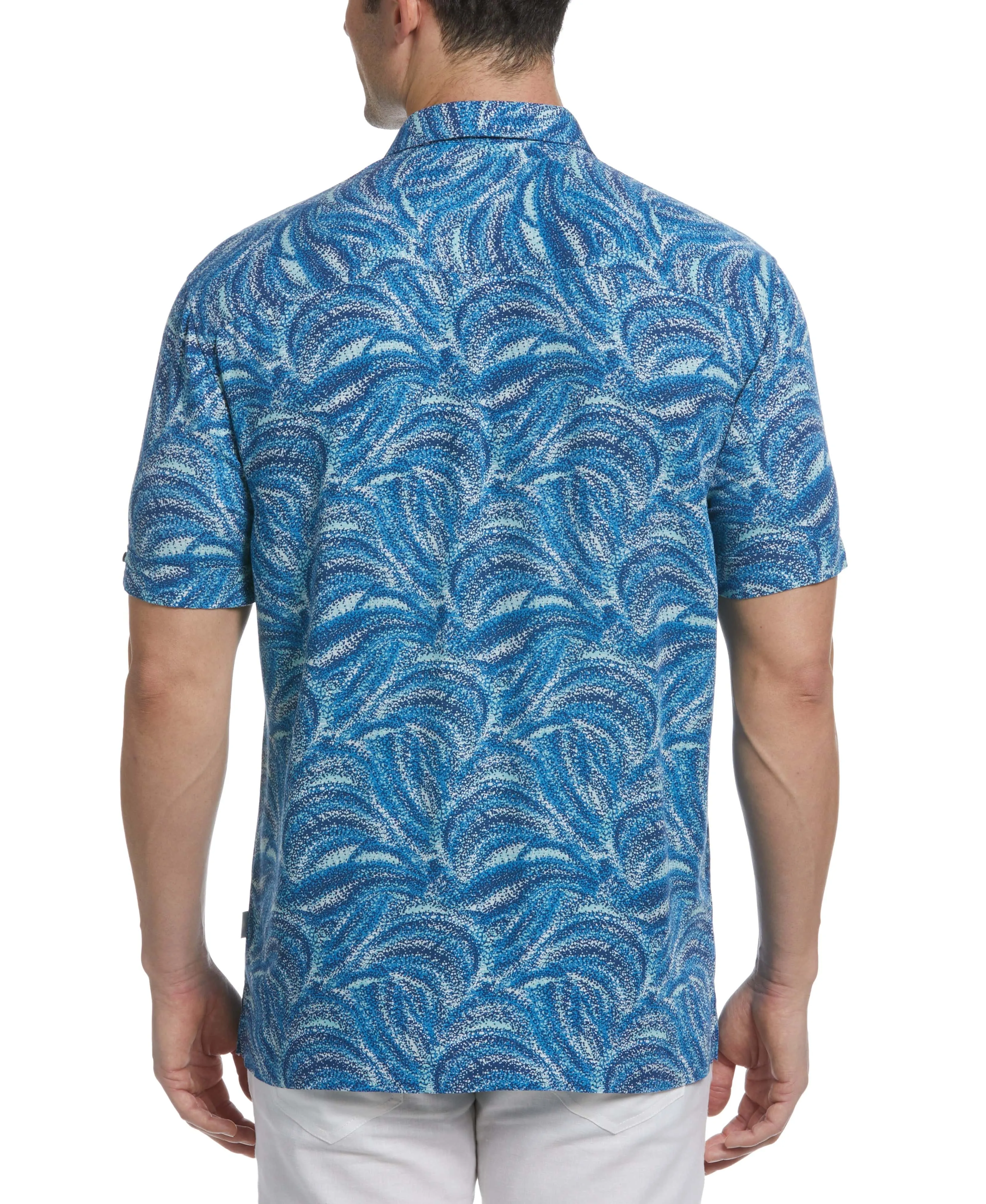Textured Wave Print Shirt sold by Cubavera product image thumbnail 2
